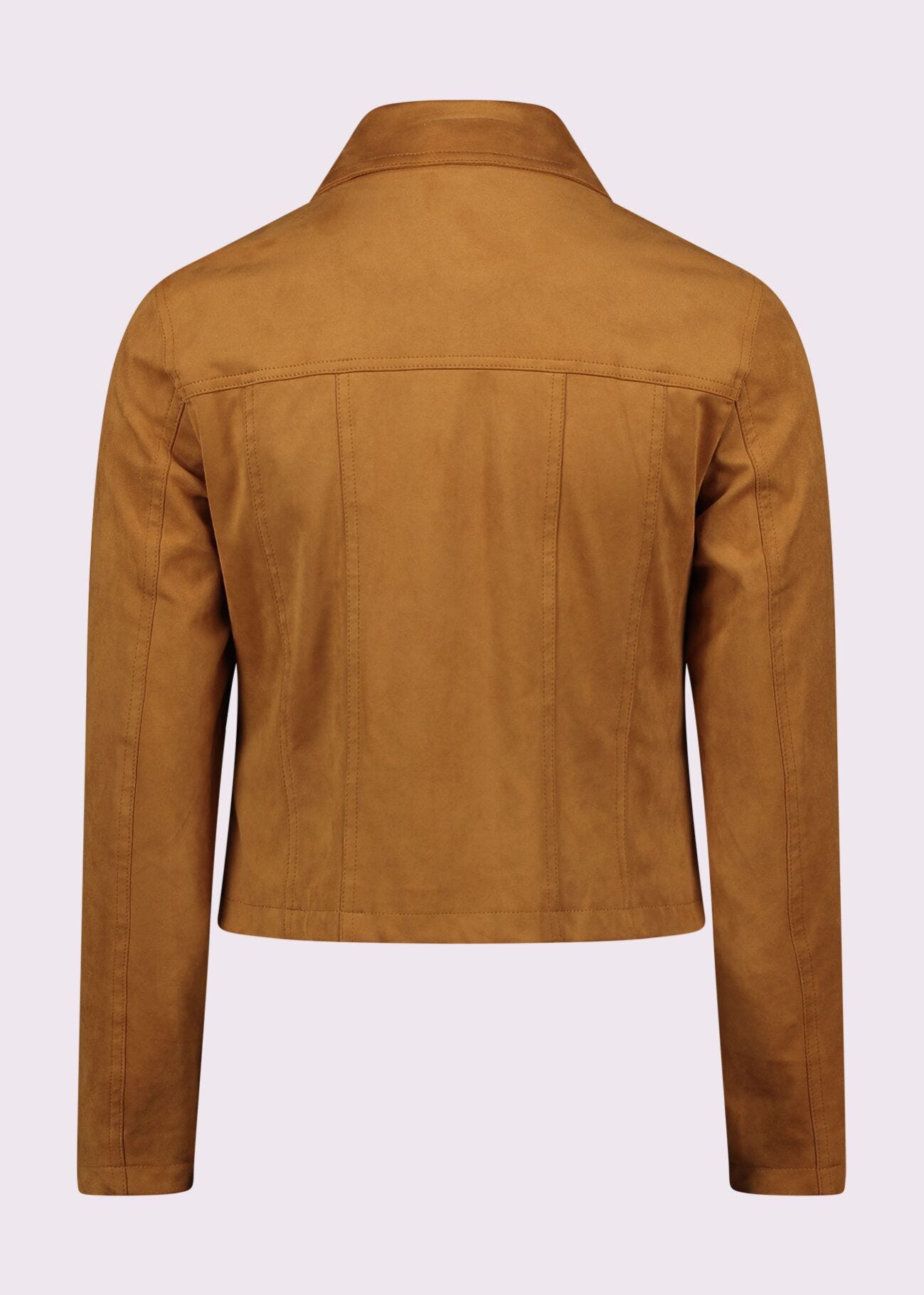 Giacca donna marrone con zip