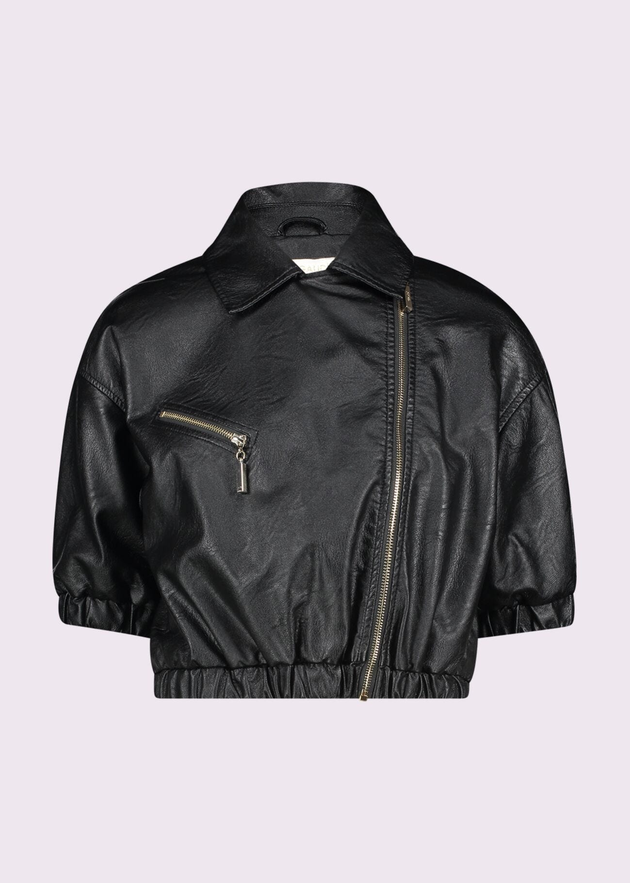Giacca biker donna con zip