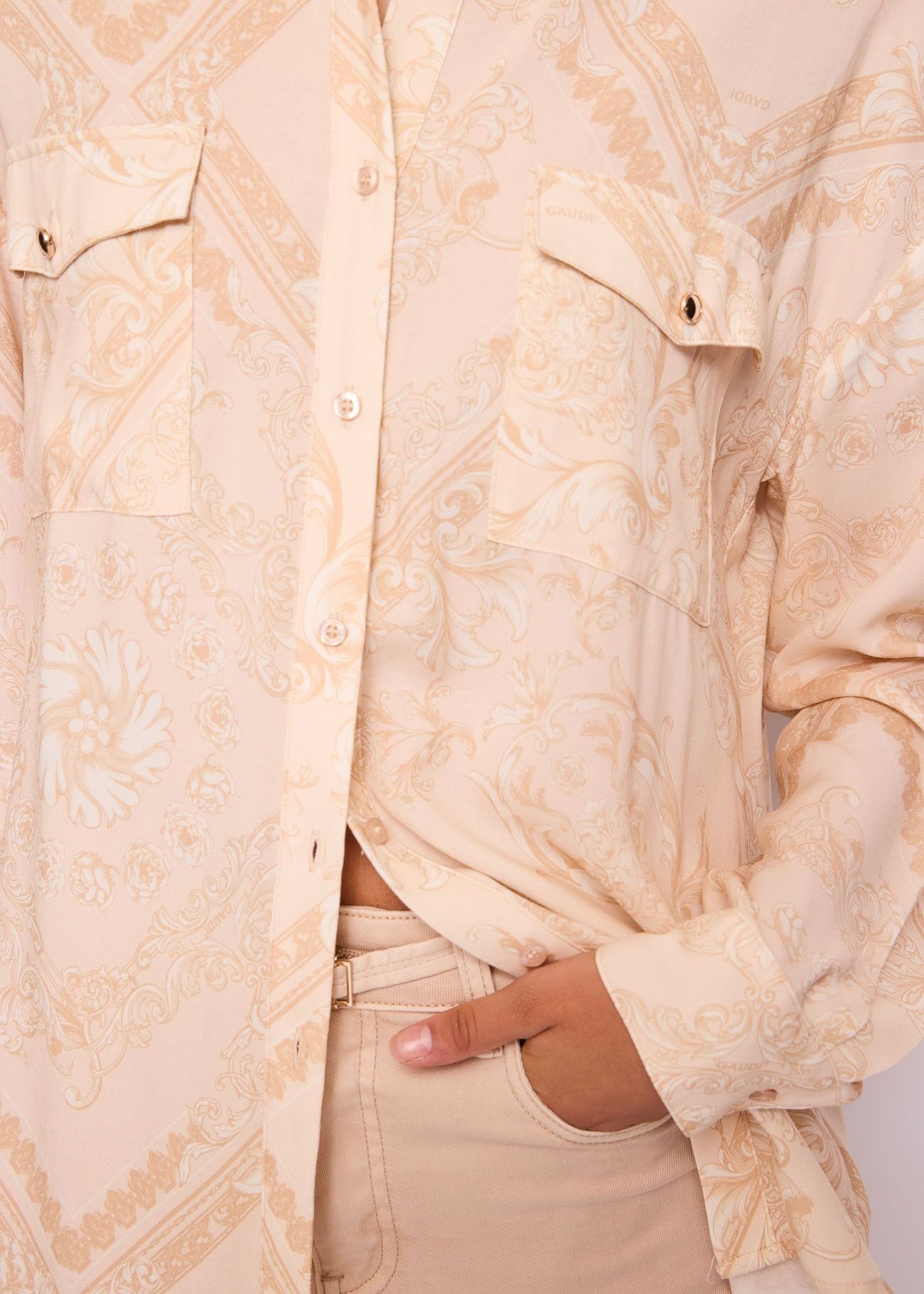 Camicia donna con taschini