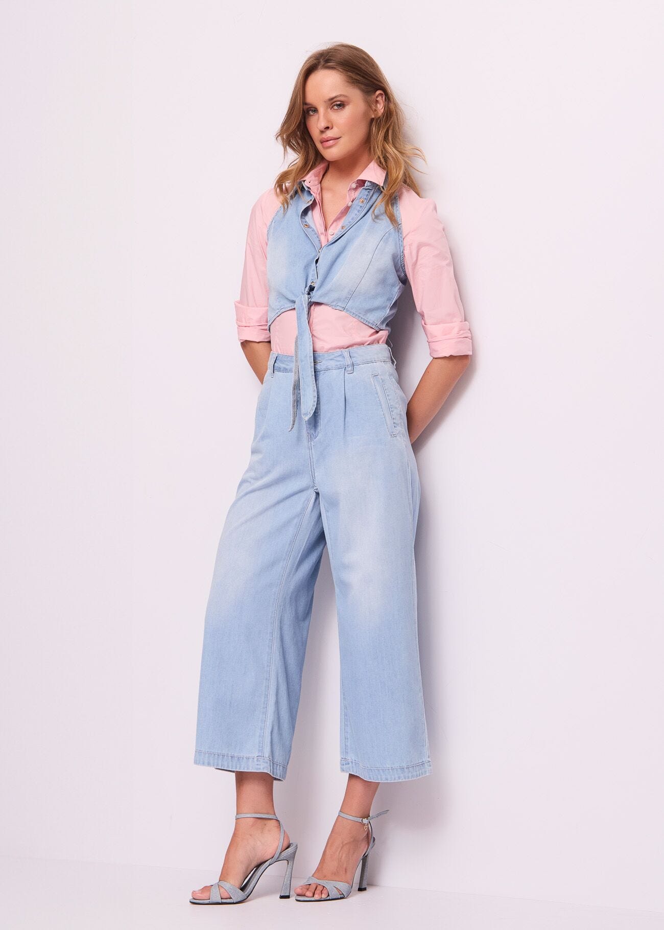 Chemise en popeline pour femme