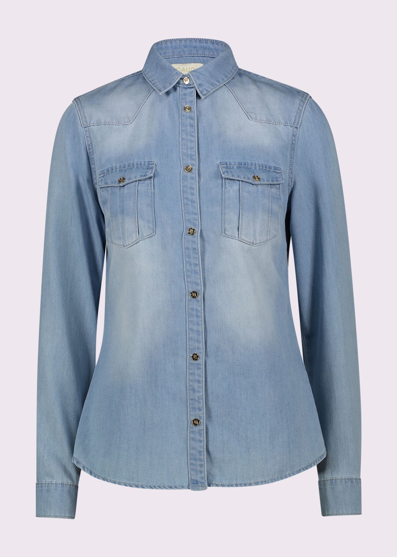 Chemise en chambray de coton pour femme