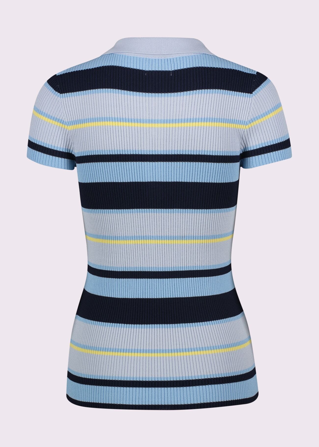 Polo donna con bottoni logati