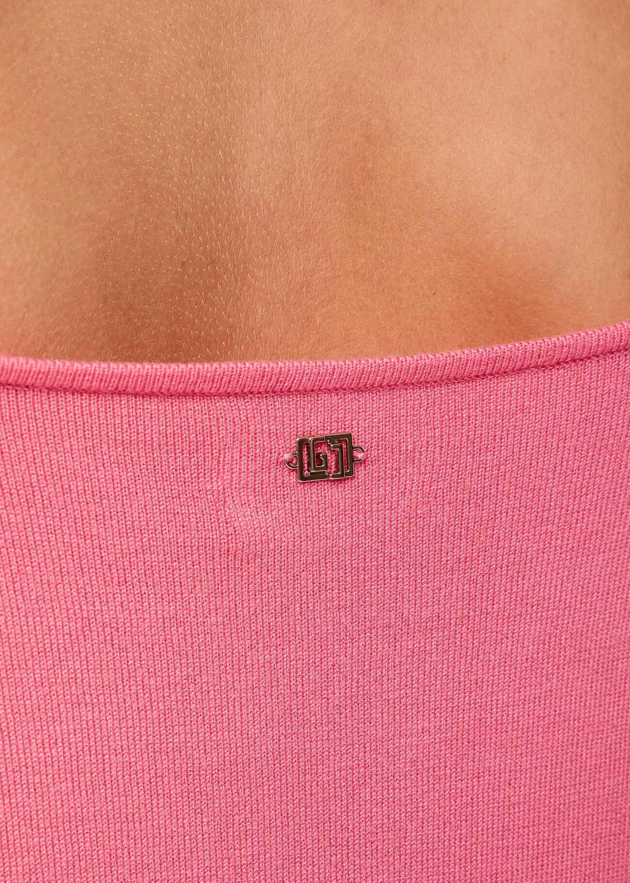 Maglia donna rosa off the shoulder
