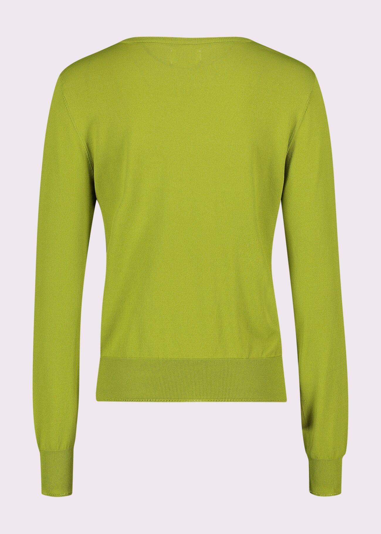 Maglia donna verde girocollo