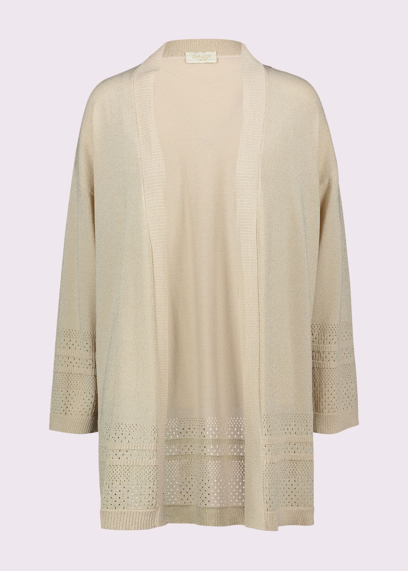 Cárdigan de lúrex para mujer