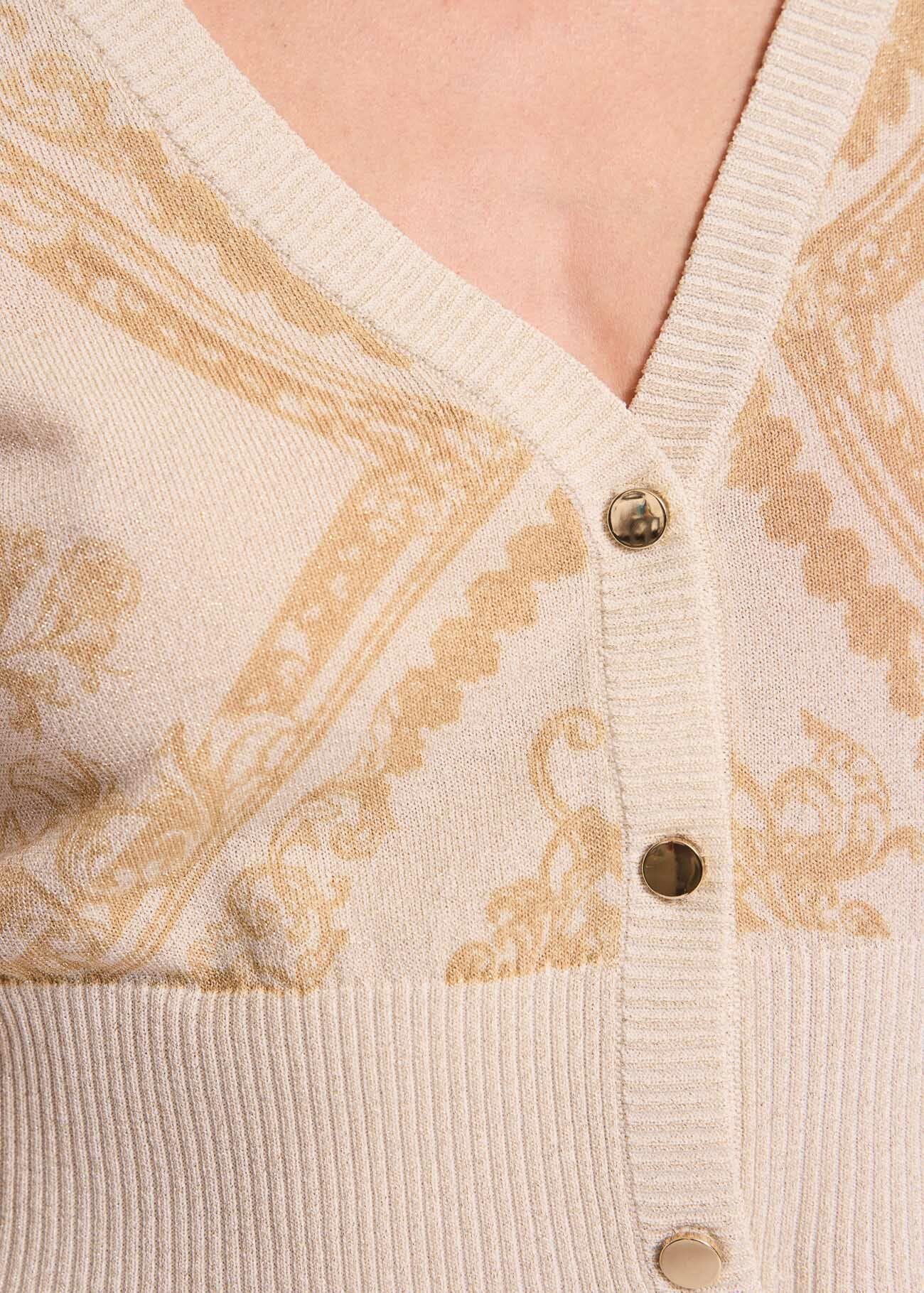 Cárdigan con estampado para mujer