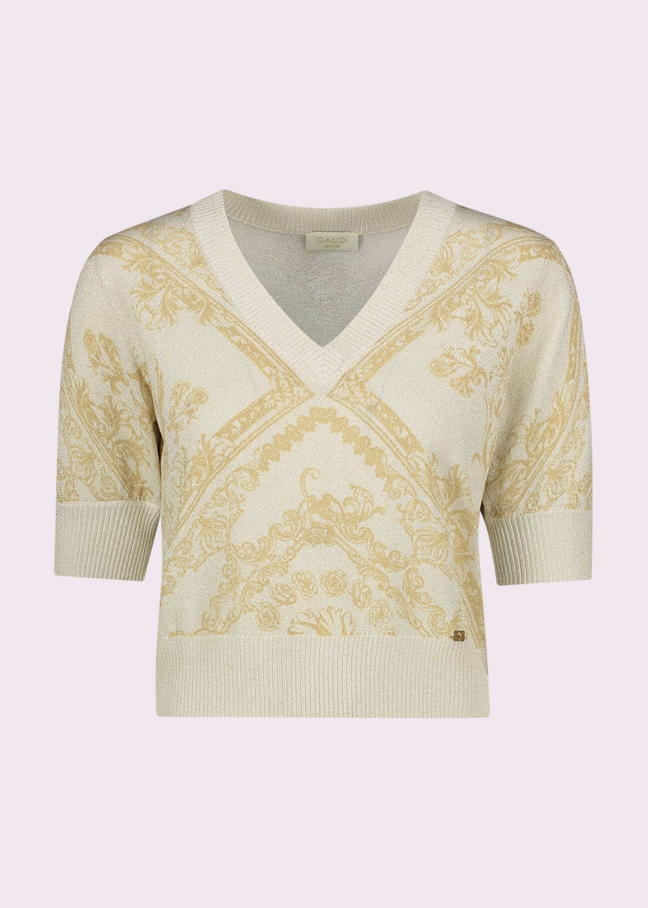 Maglia donna con scollo a V