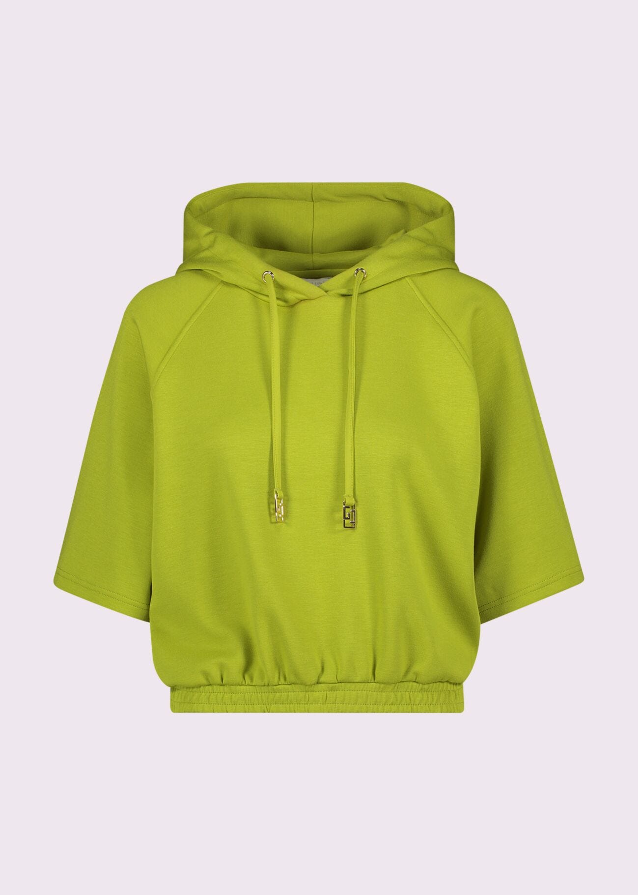 Sweat-shirt vert avec capuche pour femme