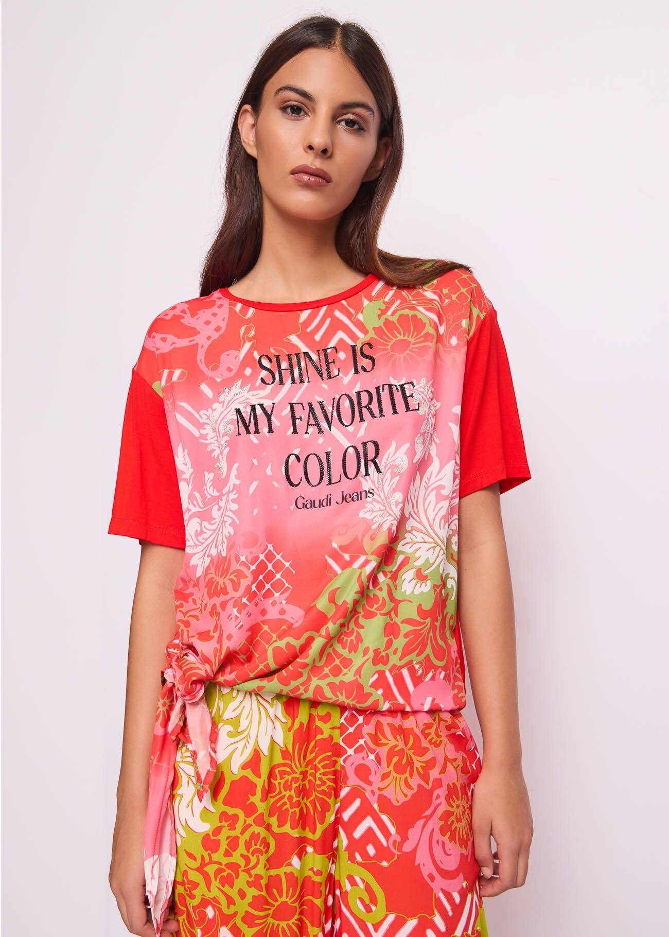 T-shirt avec imprimé pour femme