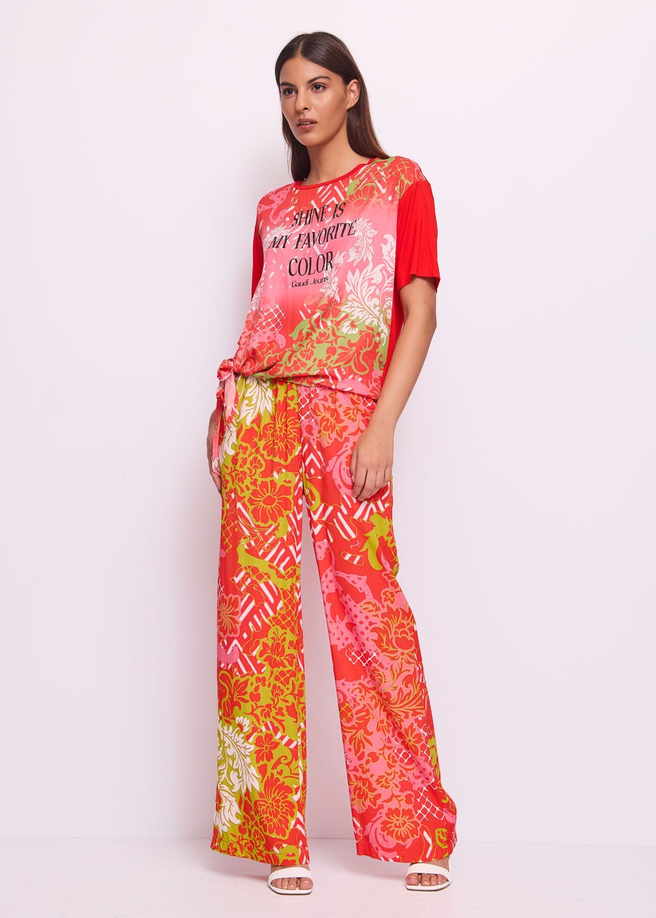 T-shirt avec imprimé pour femme