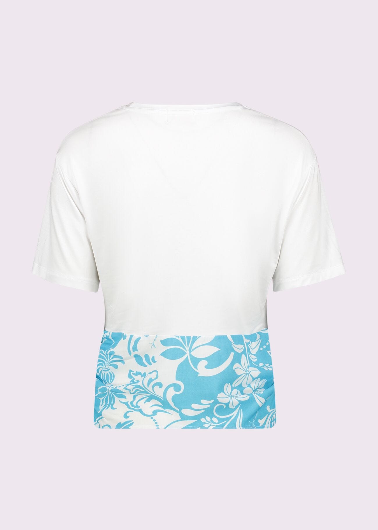 Camiseta con estampado y logotipo para mujer