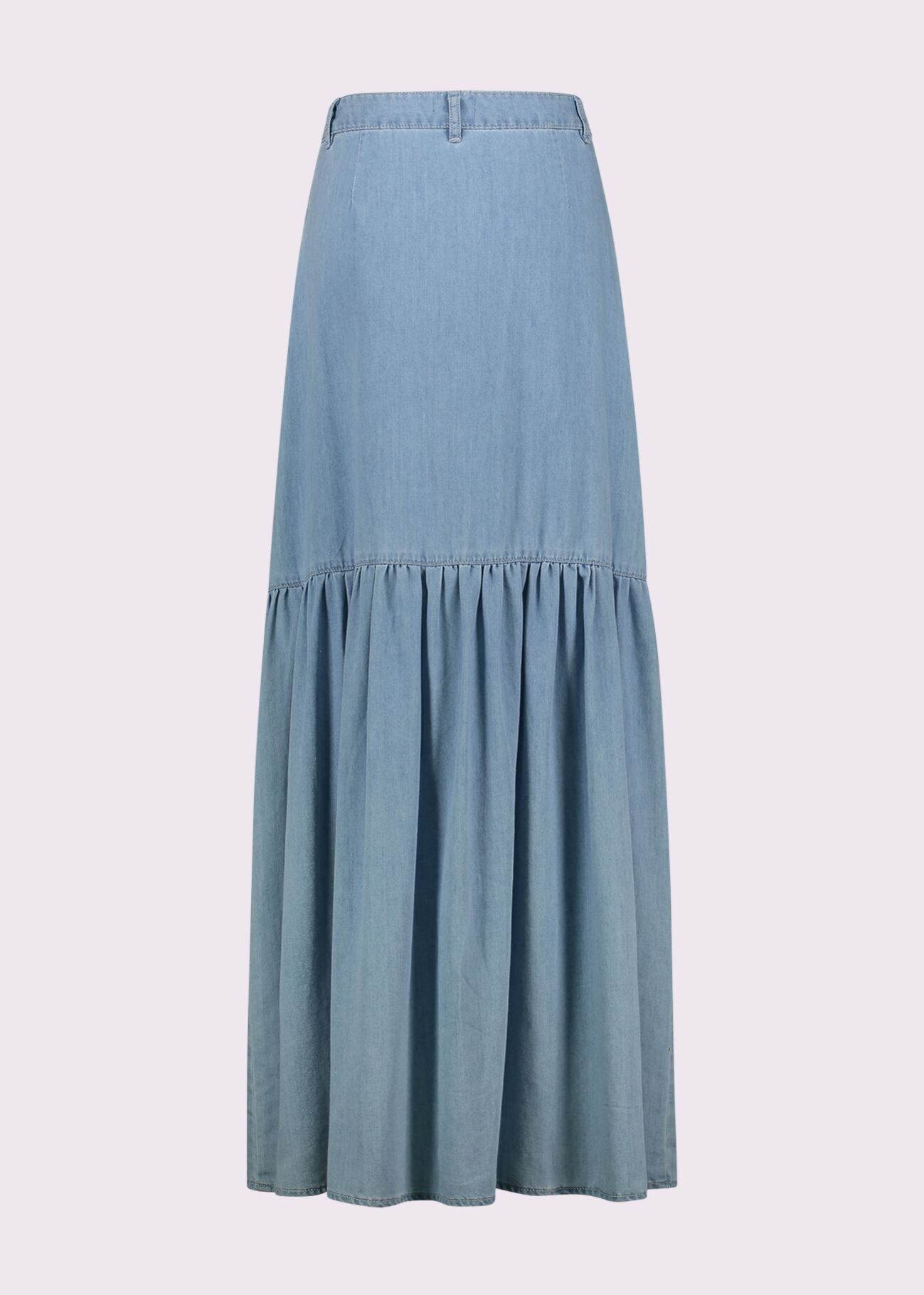 Jupe en chambray de coton