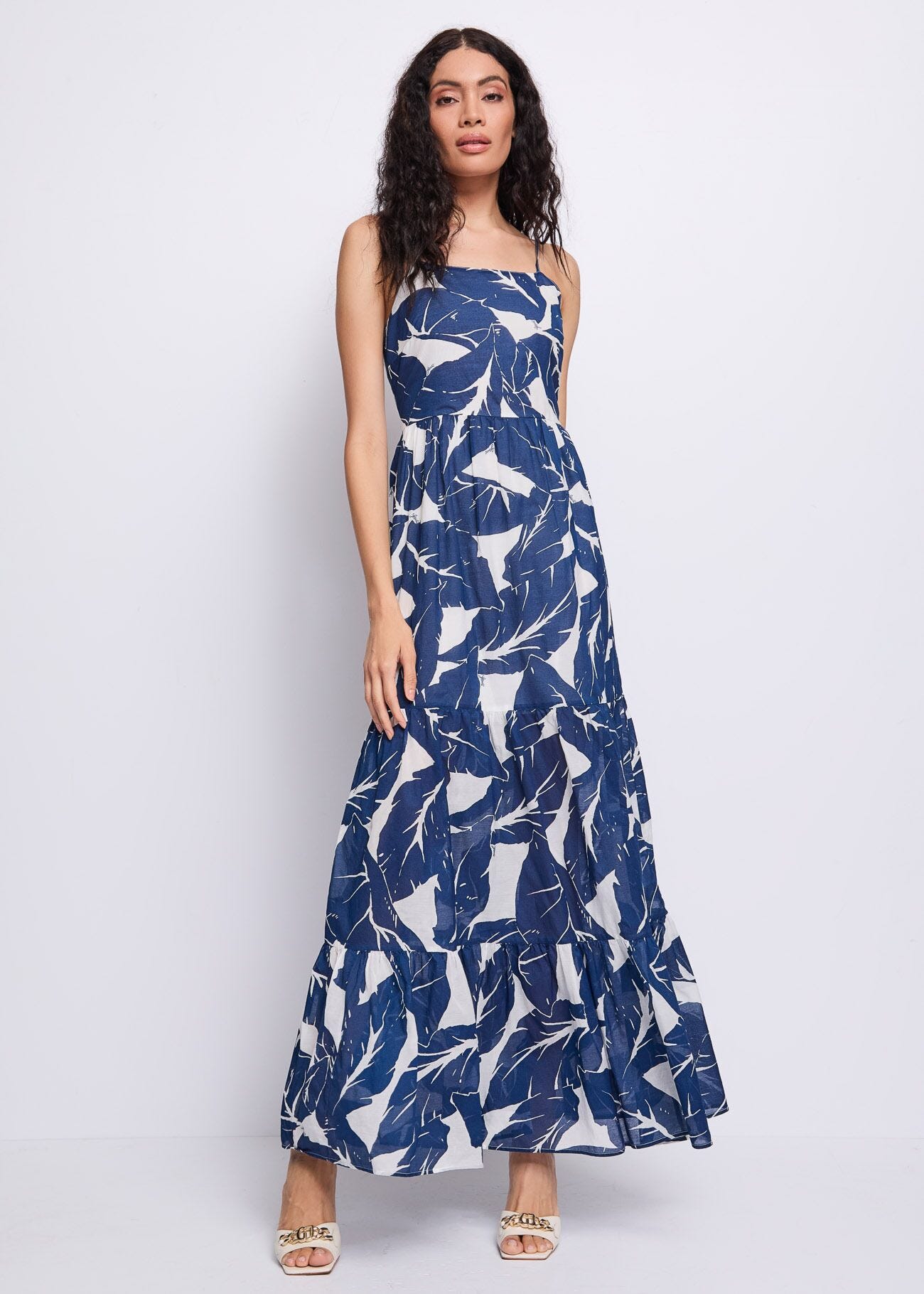 Women's printed cotton dress