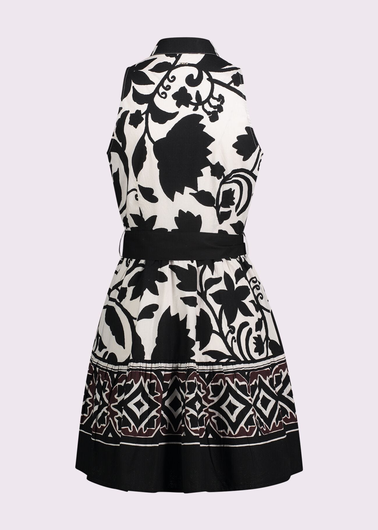 Vestido de mujer de algodón estampado