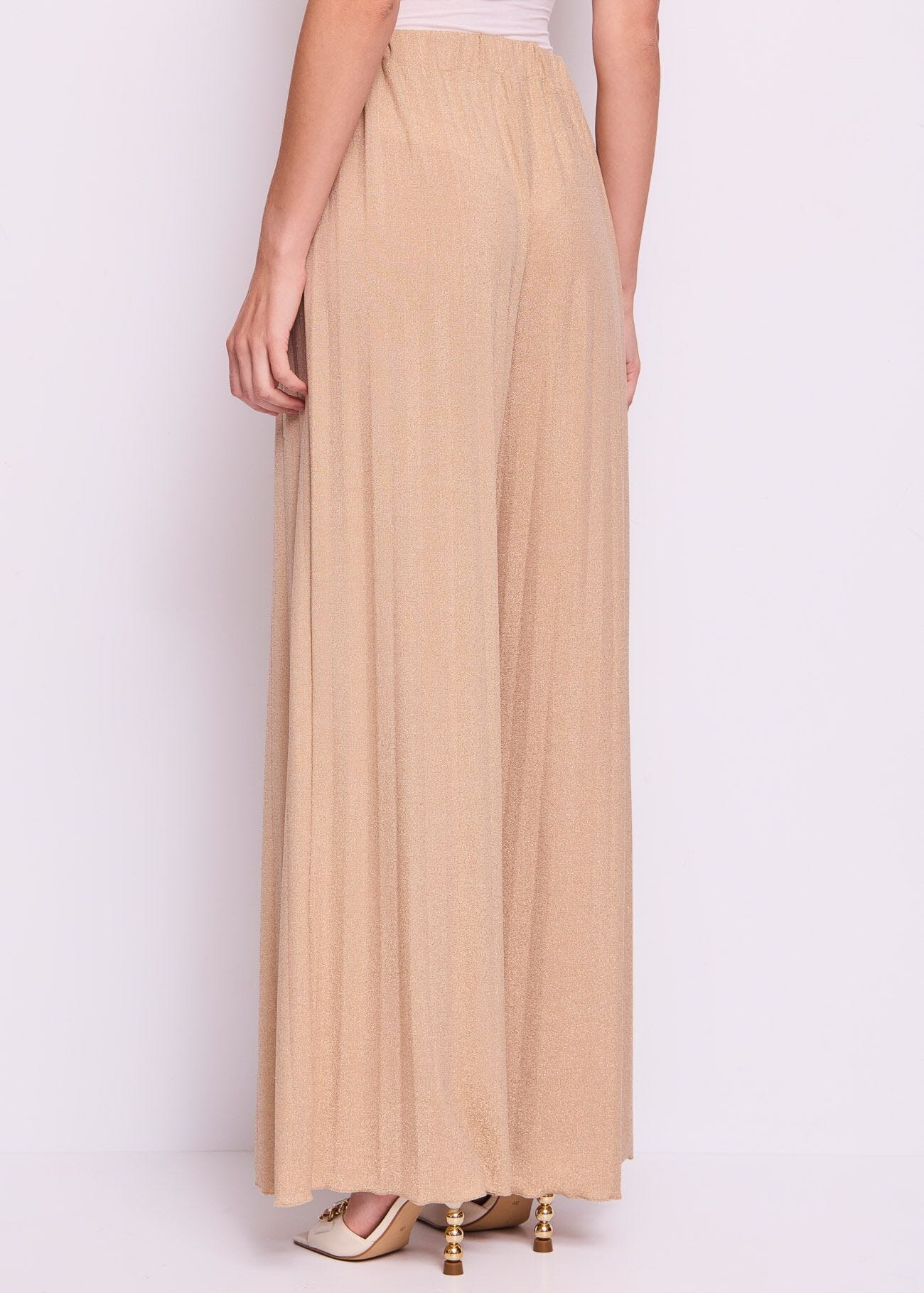 Women’s lurex jersey trousers