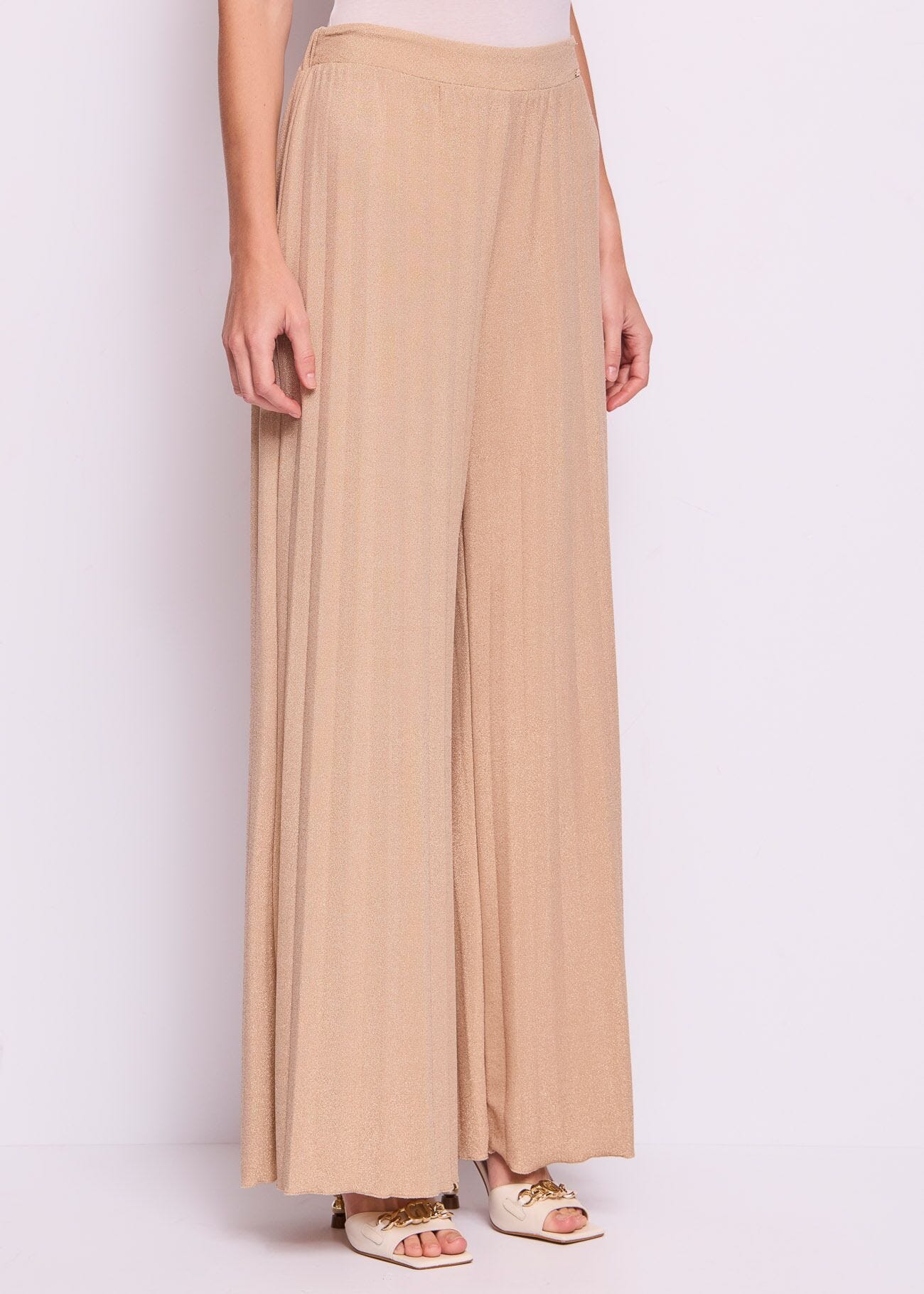 Women’s lurex jersey trousers
