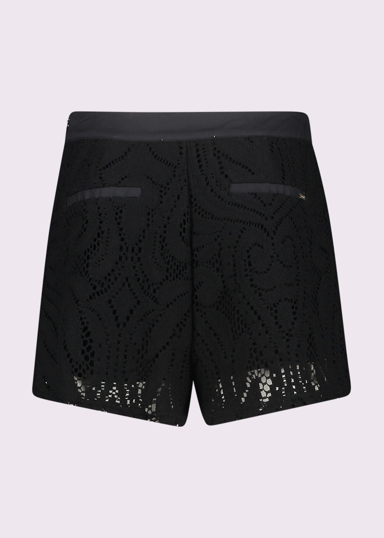 Shorts da donna neri con tasche
