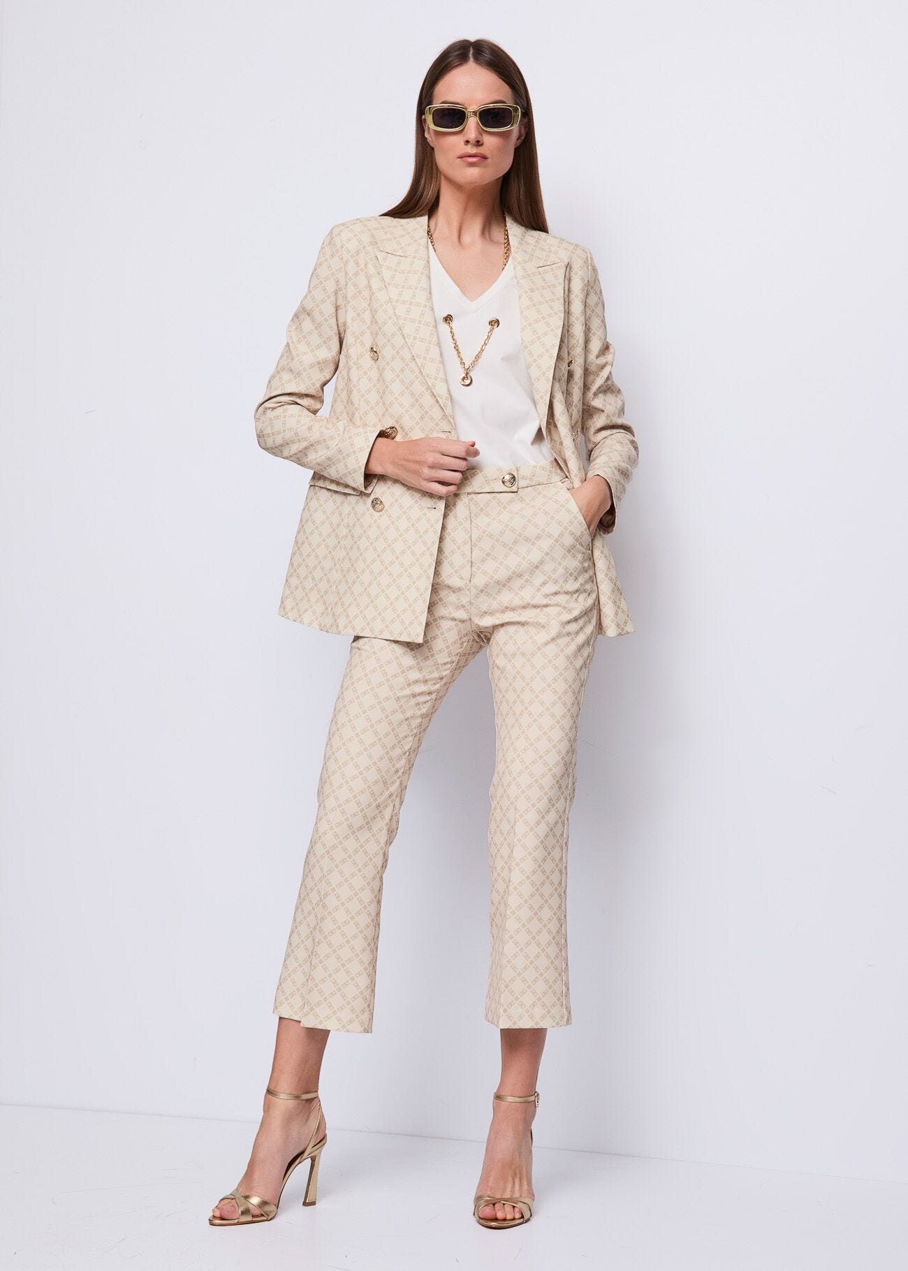Pantaloni da donna con piega