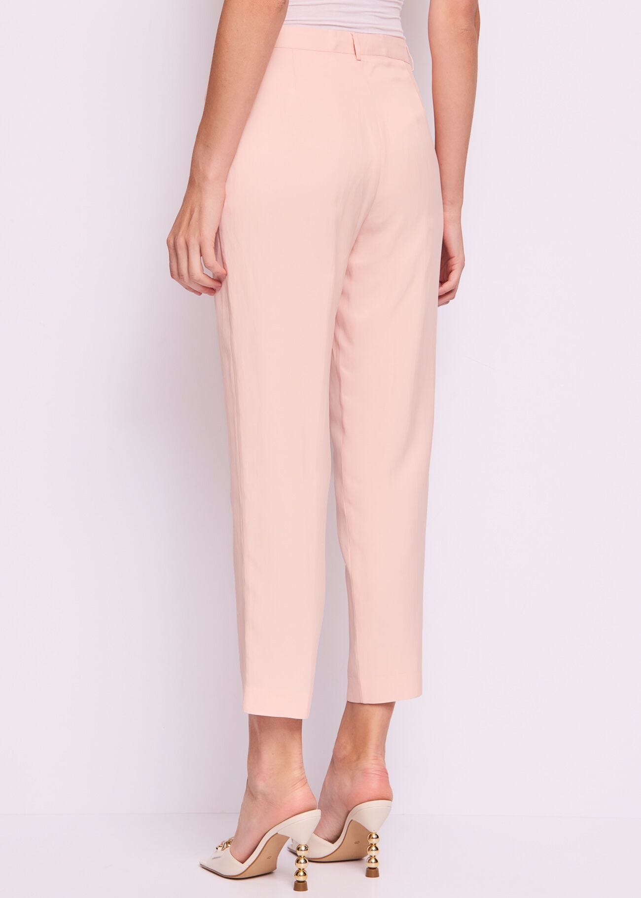 Pantalon en lin mélangé pour femme