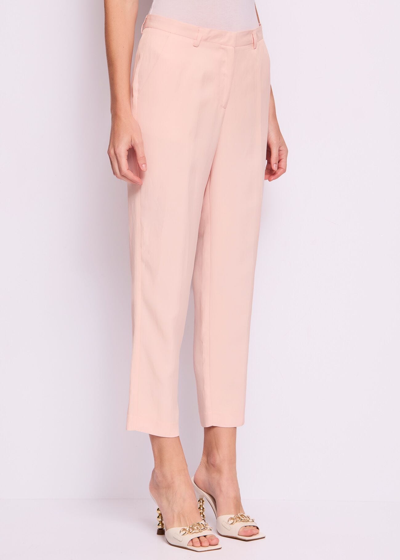 Pantalon en lin mélangé pour femme