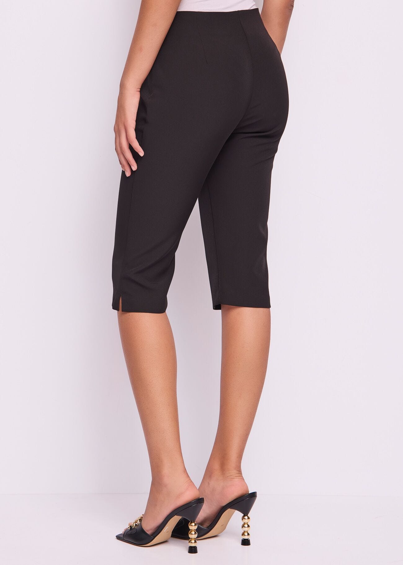 Culotte da donna neri in tessuto tecnico