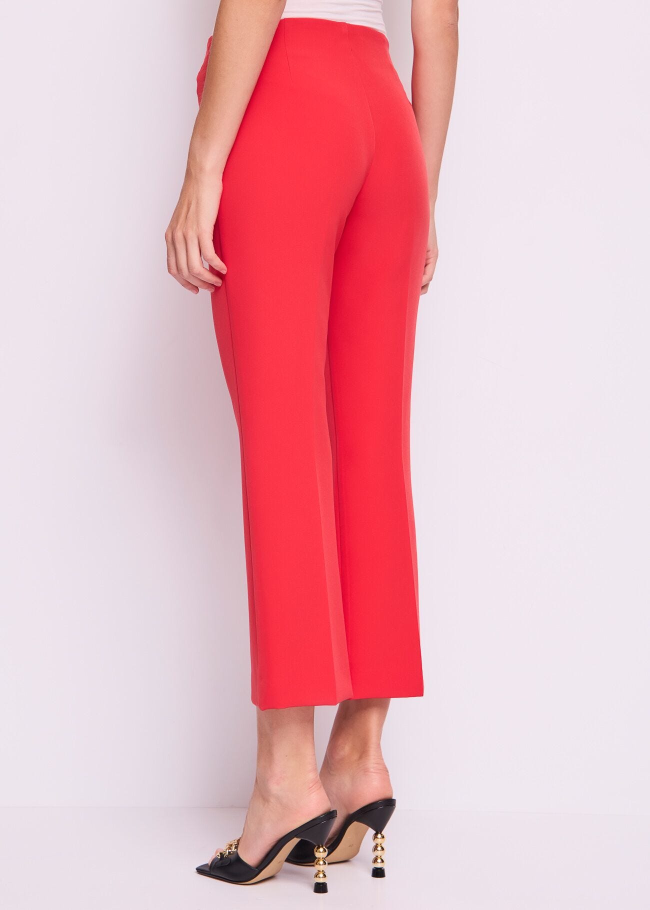 Women's red trousers