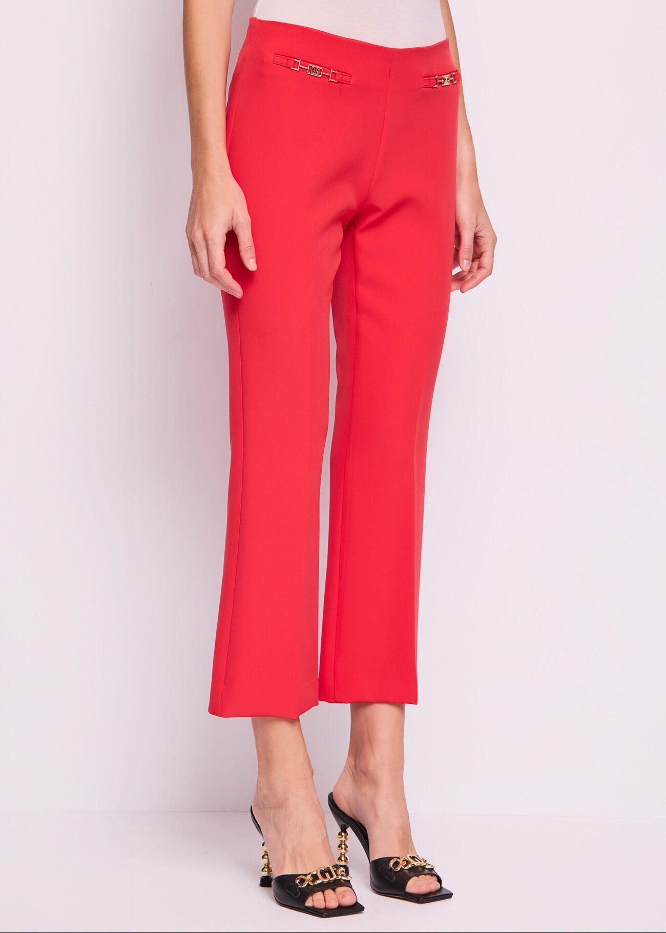 Women's red trousers