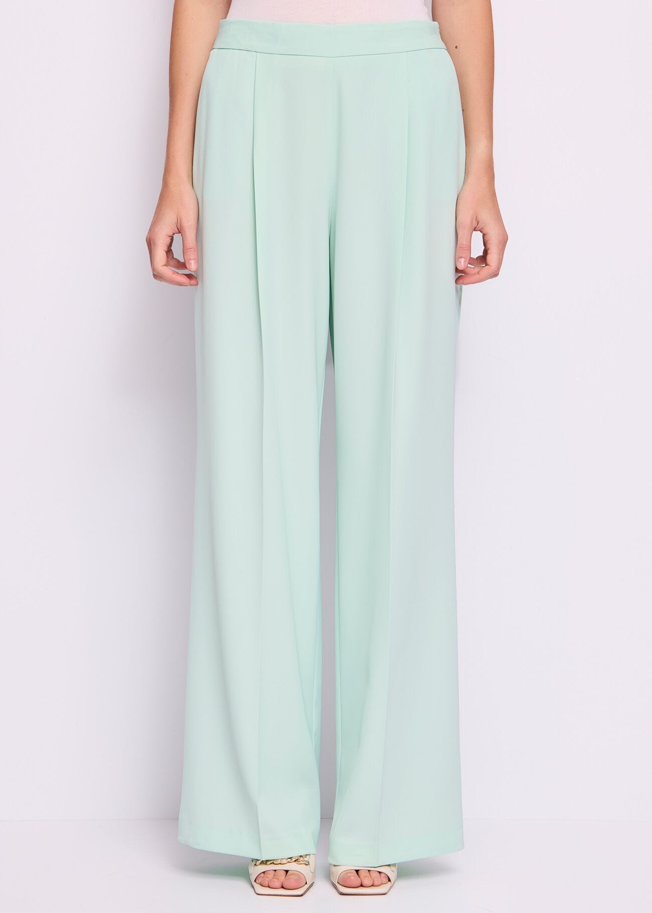 Pantalon en crêpe cady pour femme