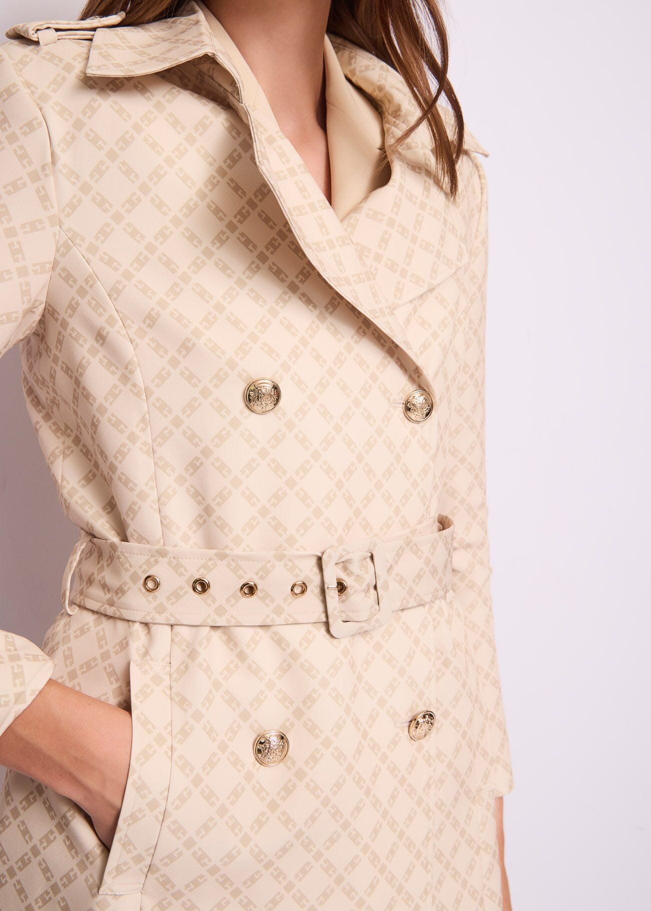 Trench da donna con cintura