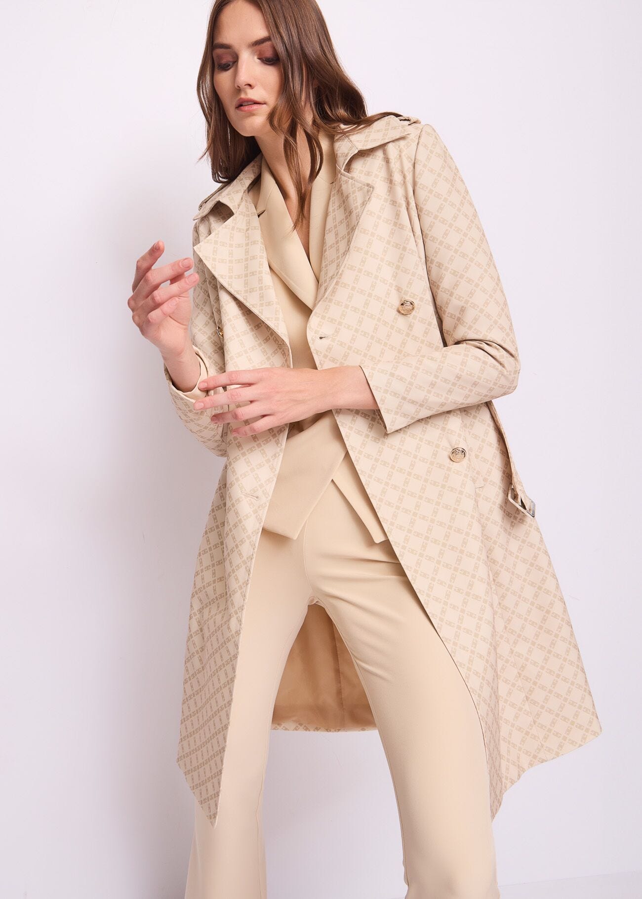 Trench da donna con cintura