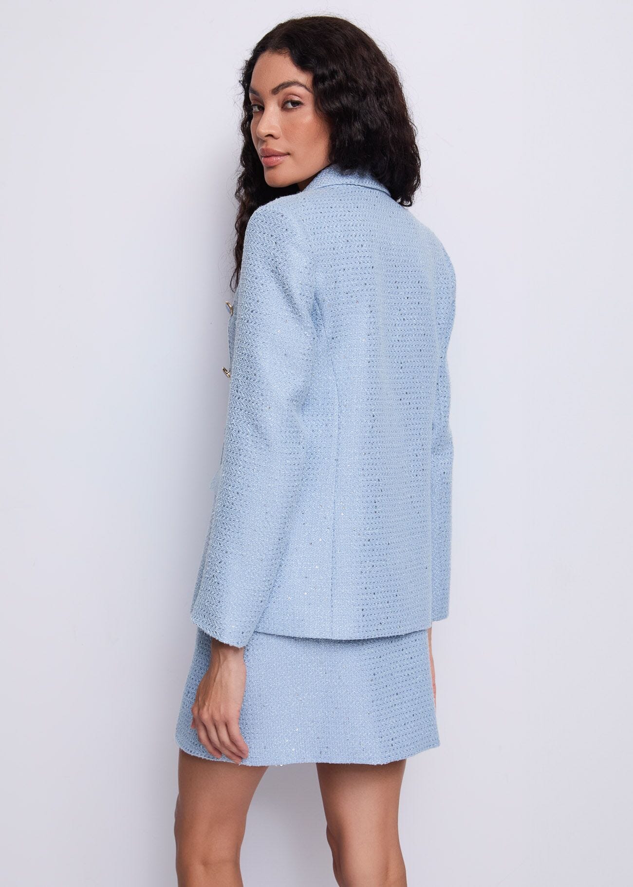 Women's bouclé blazer