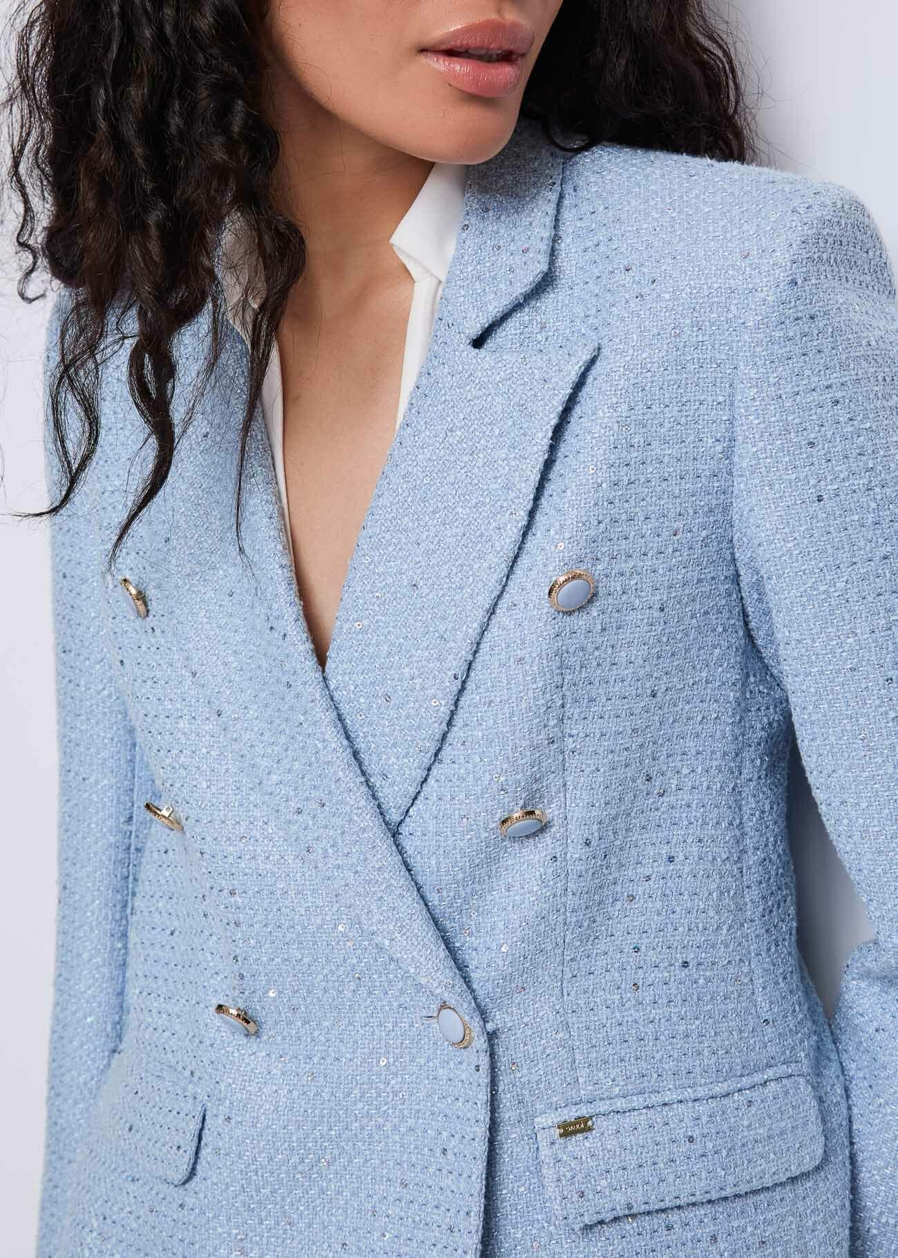 Women's bouclé blazer