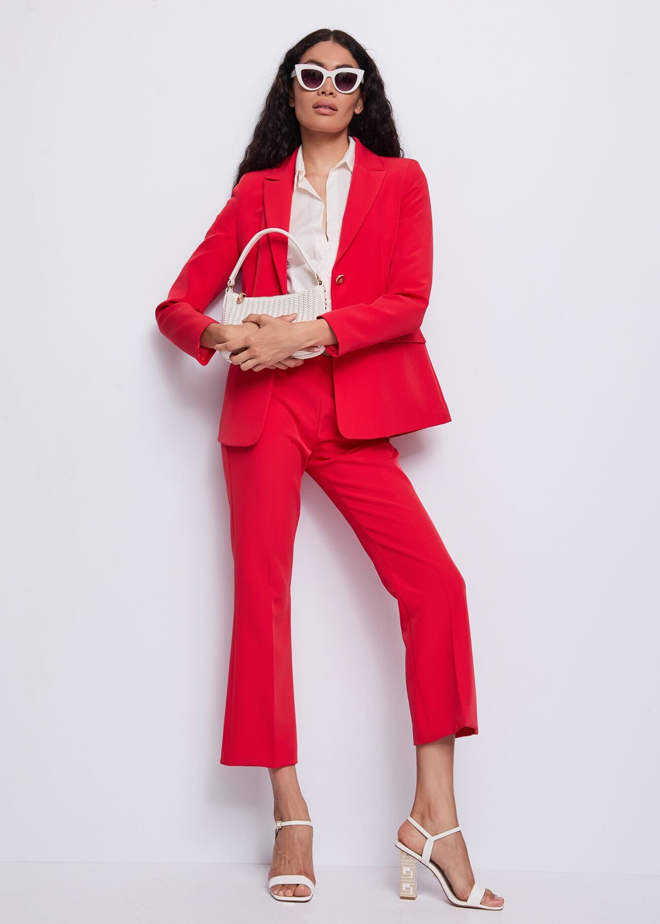 Blazer rouge pour femme