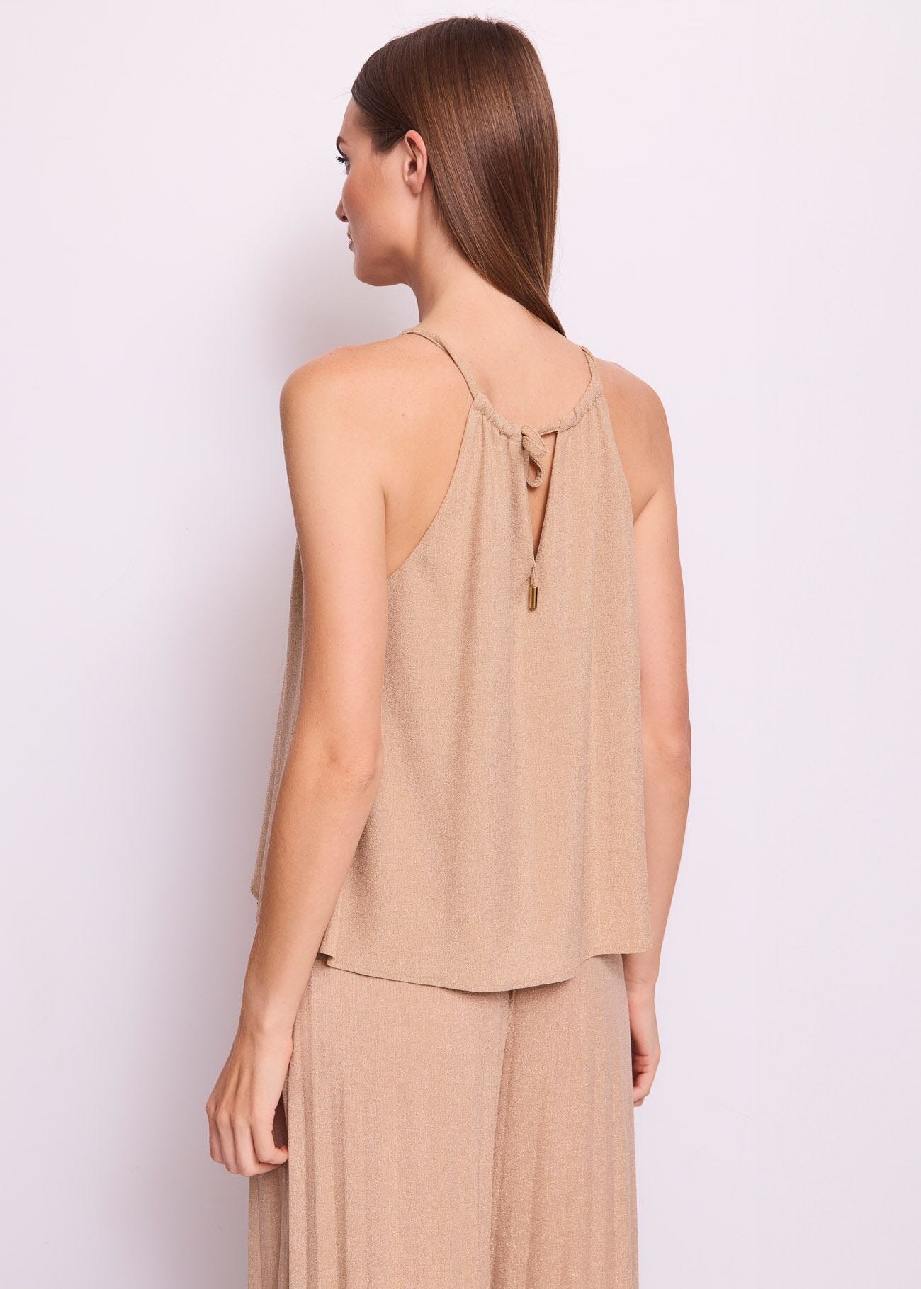 Women’s top in lurex jersey