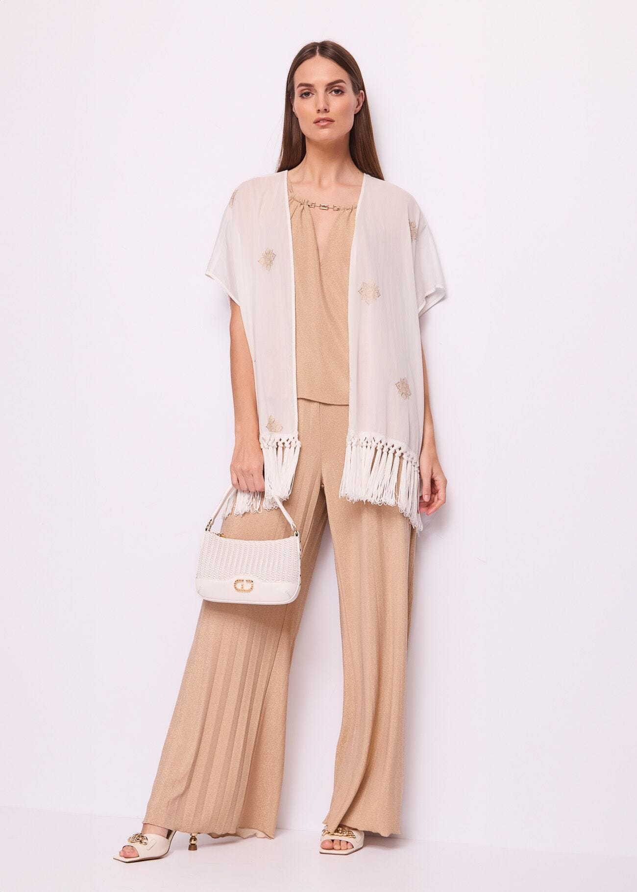 Women’s top in lurex jersey