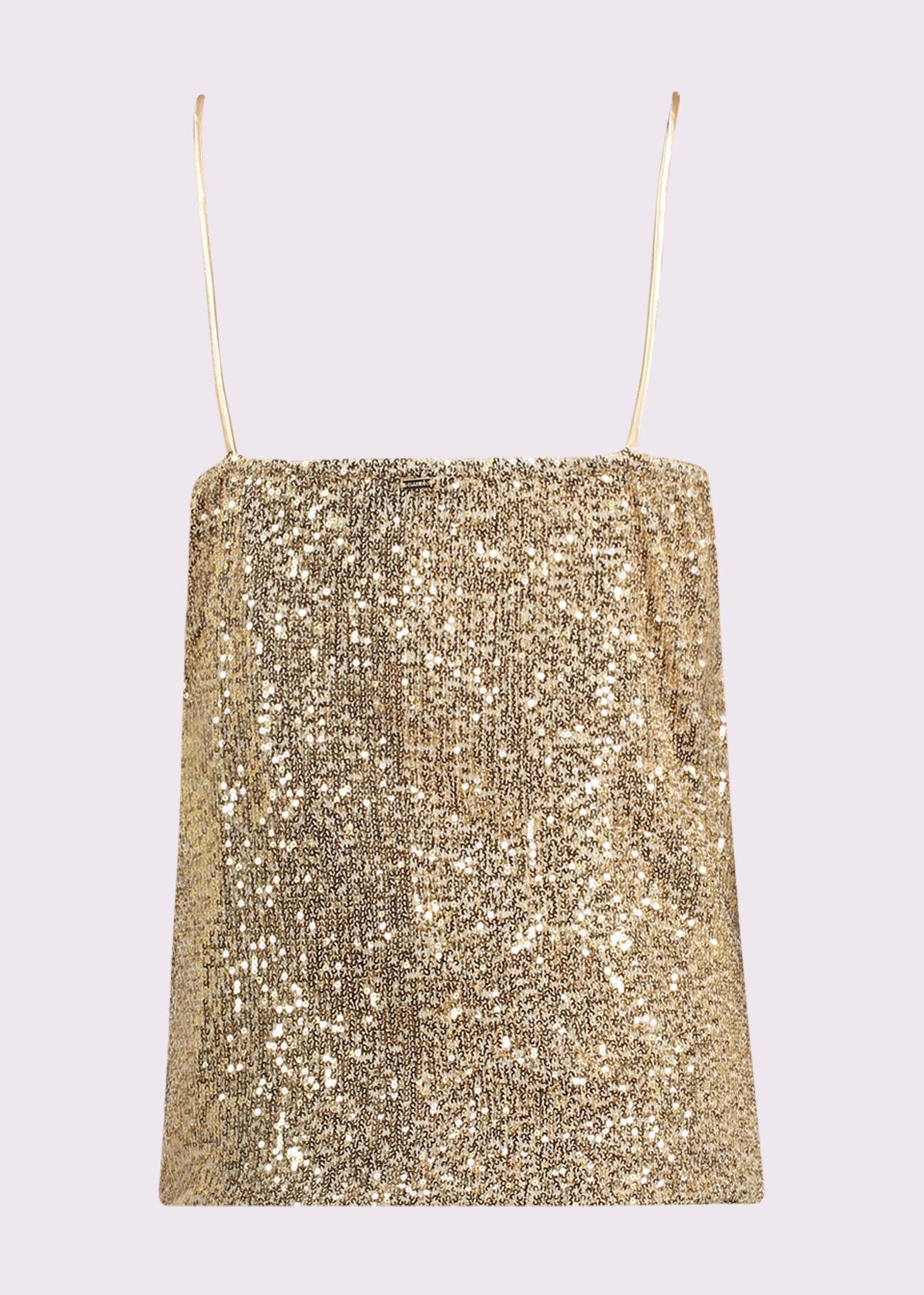 Top da donna con spilla fiore