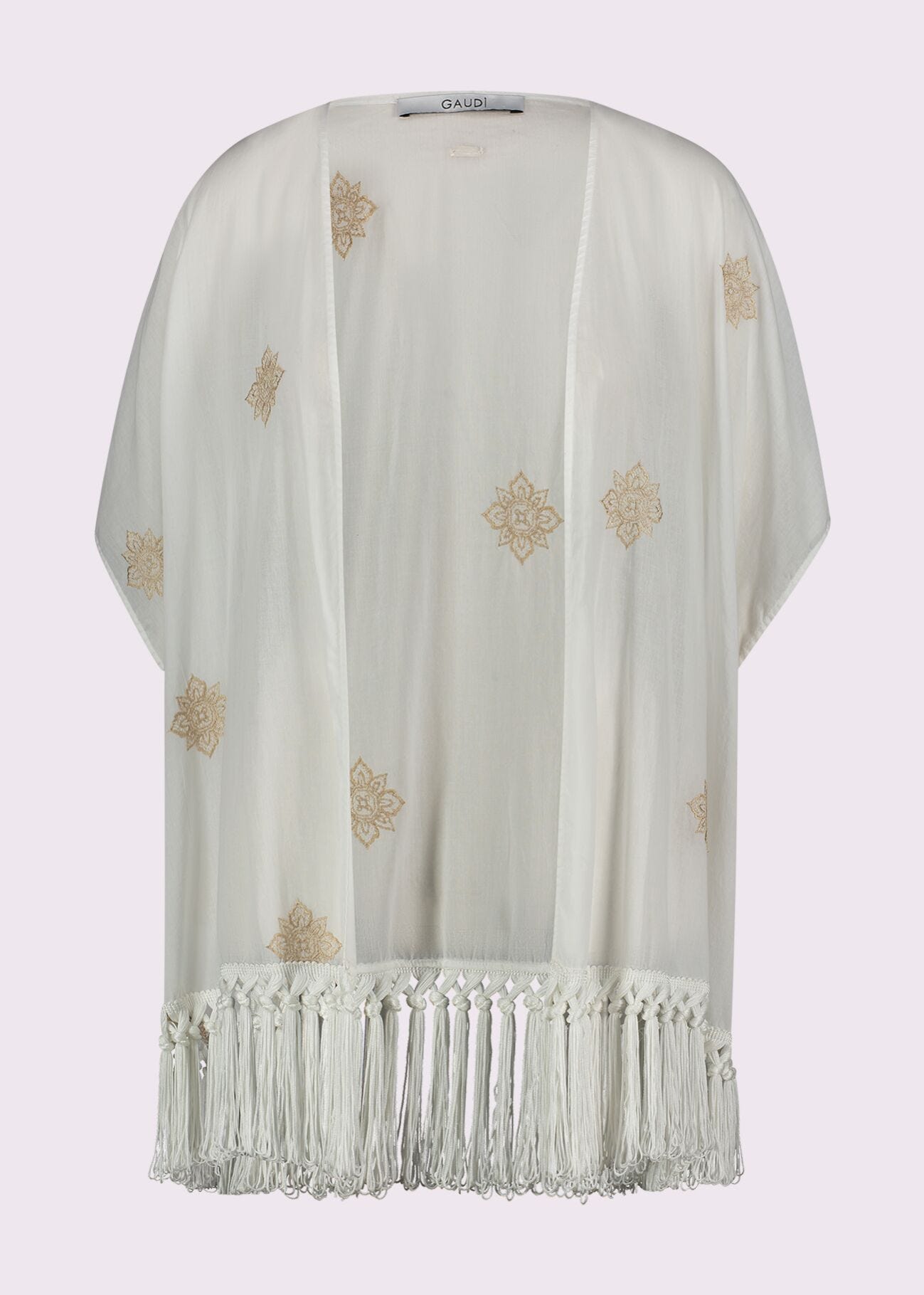 Blouse en coton avec broderies pour femme