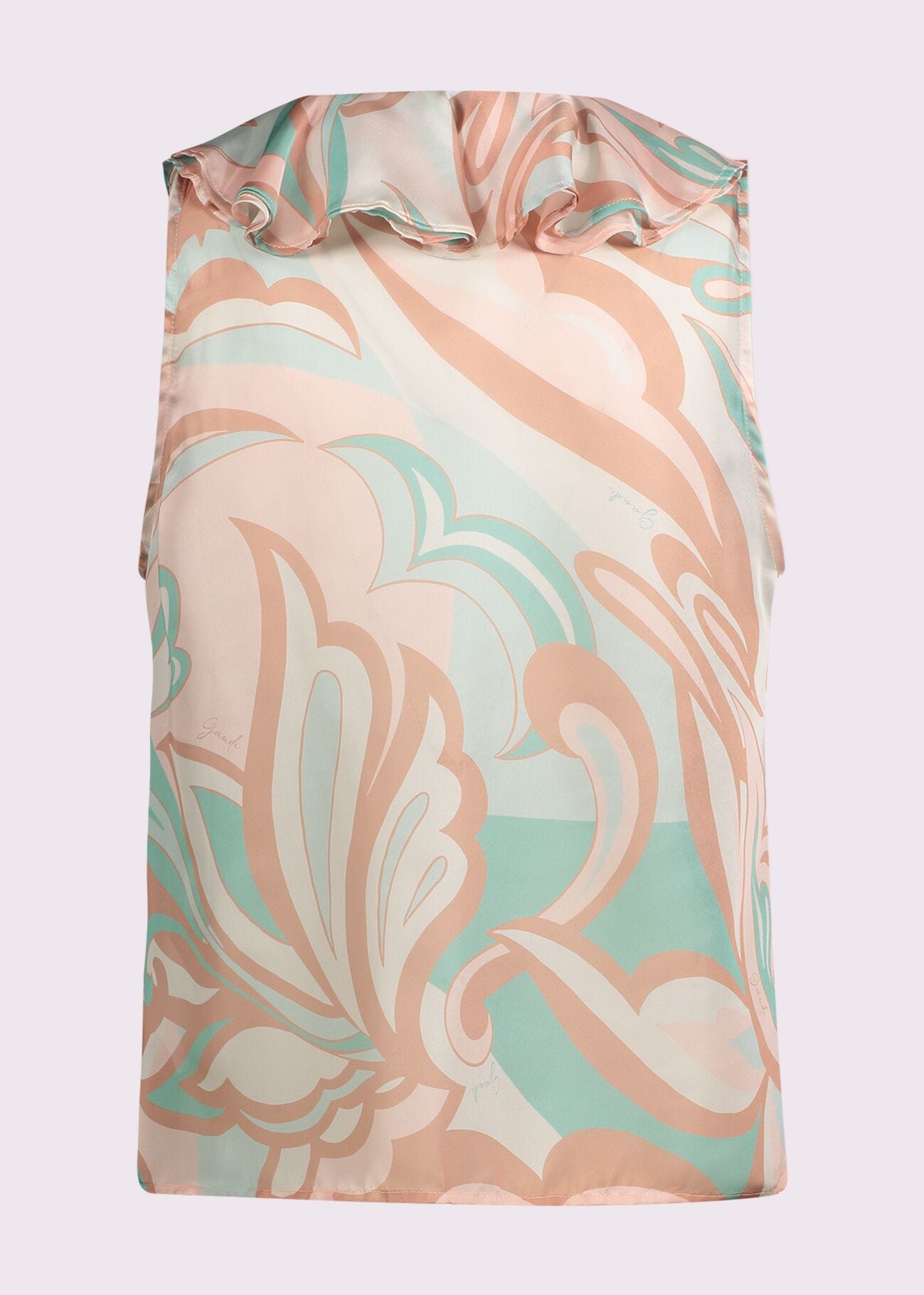 Women's printed chiffon top