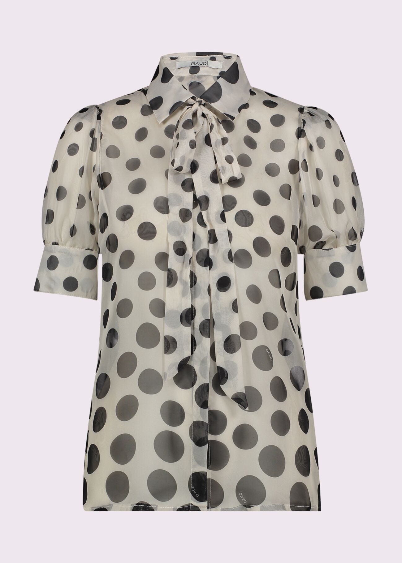 Women's printed chiffon shirt