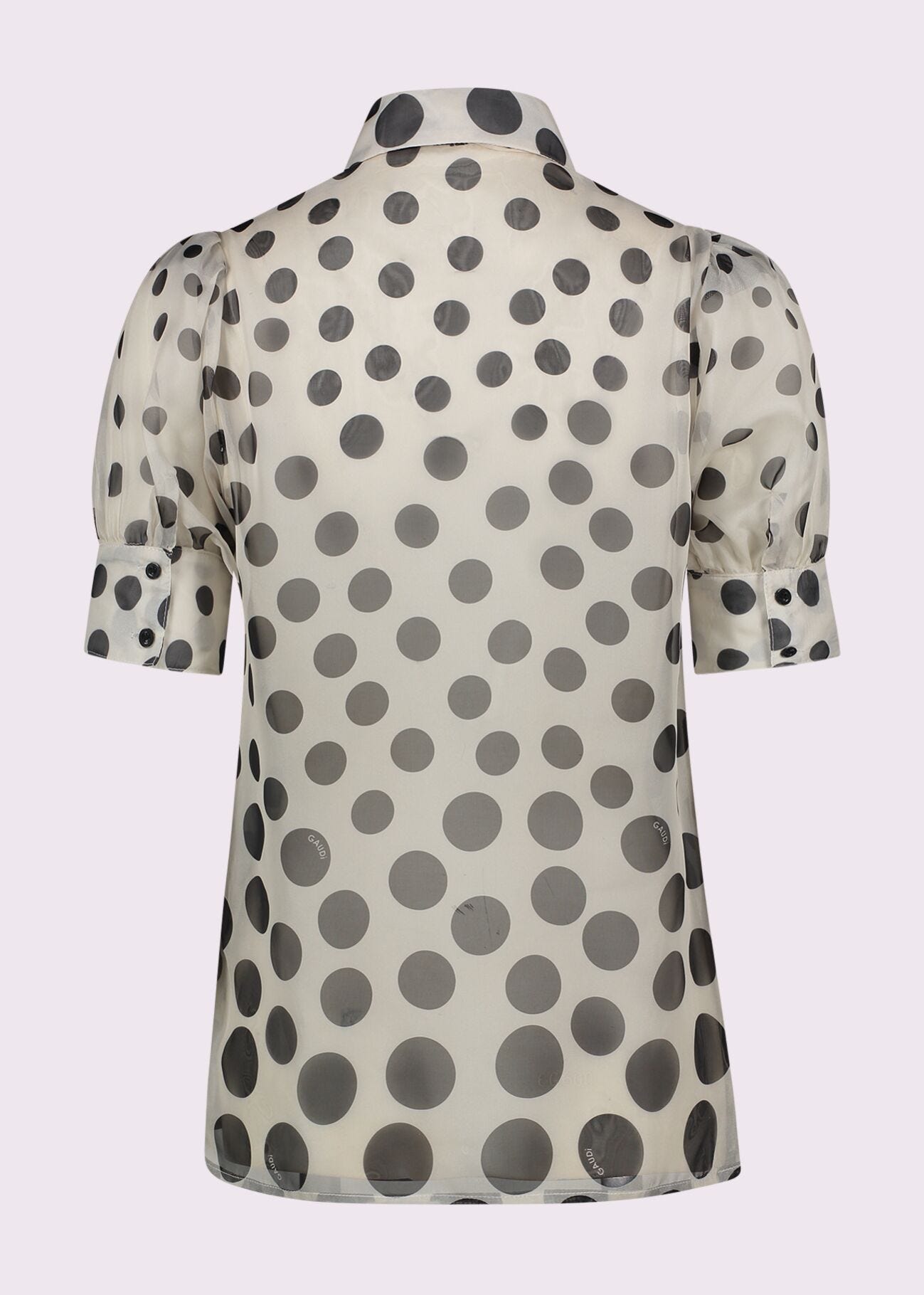 Women's printed chiffon shirt