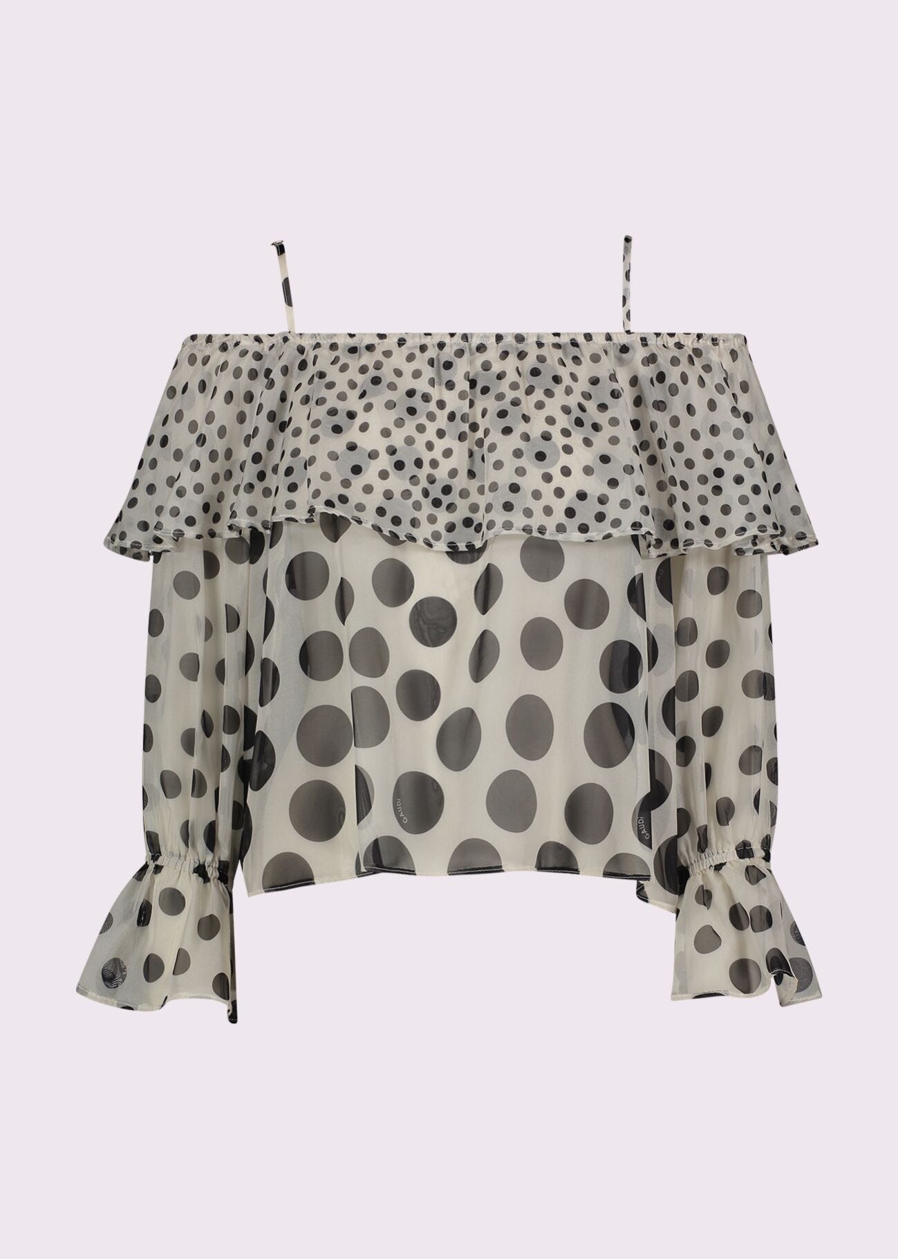 Blouse en chiffon imprimé pour femme