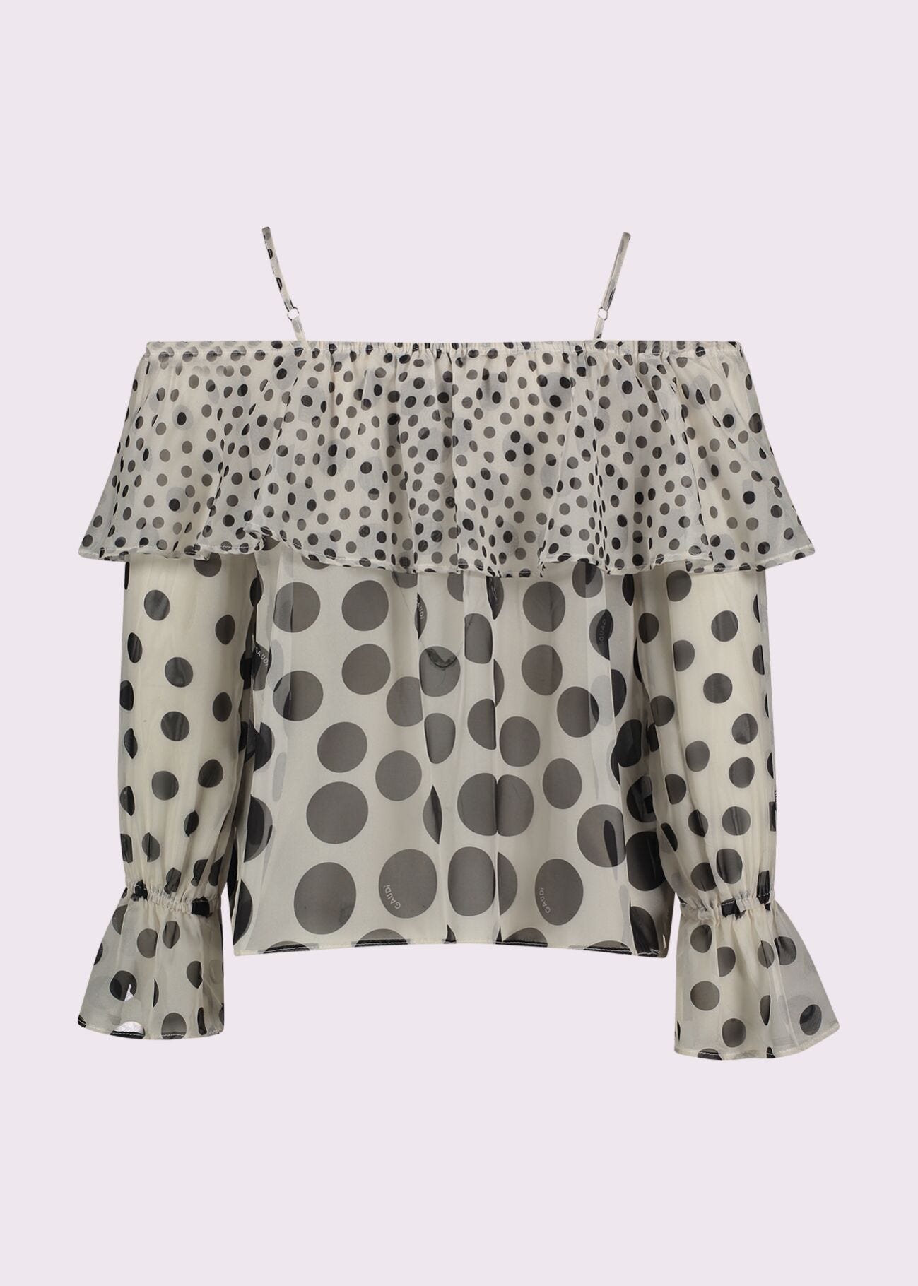 Blouse en chiffon imprimé pour femme