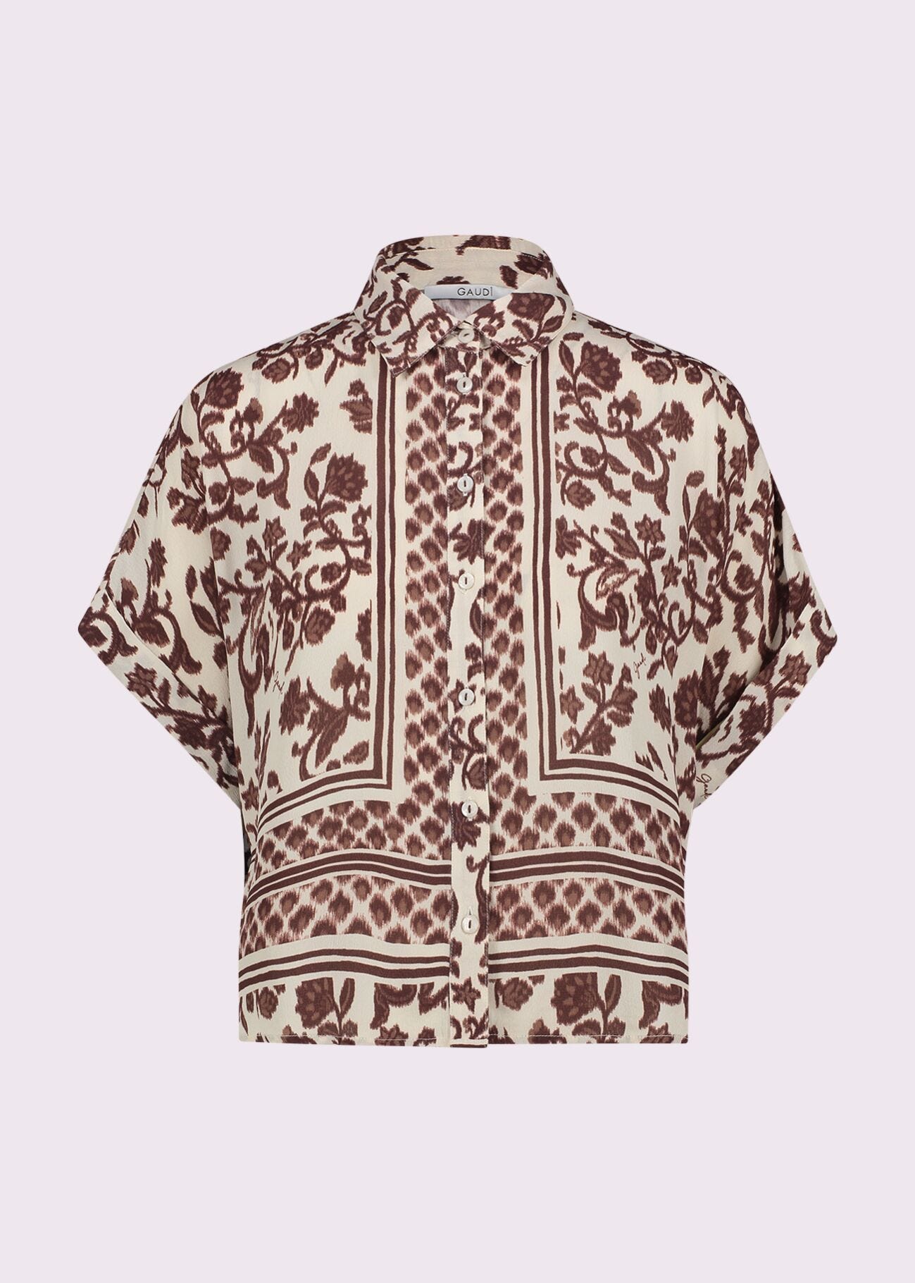 Camicia da donna con maniche corte