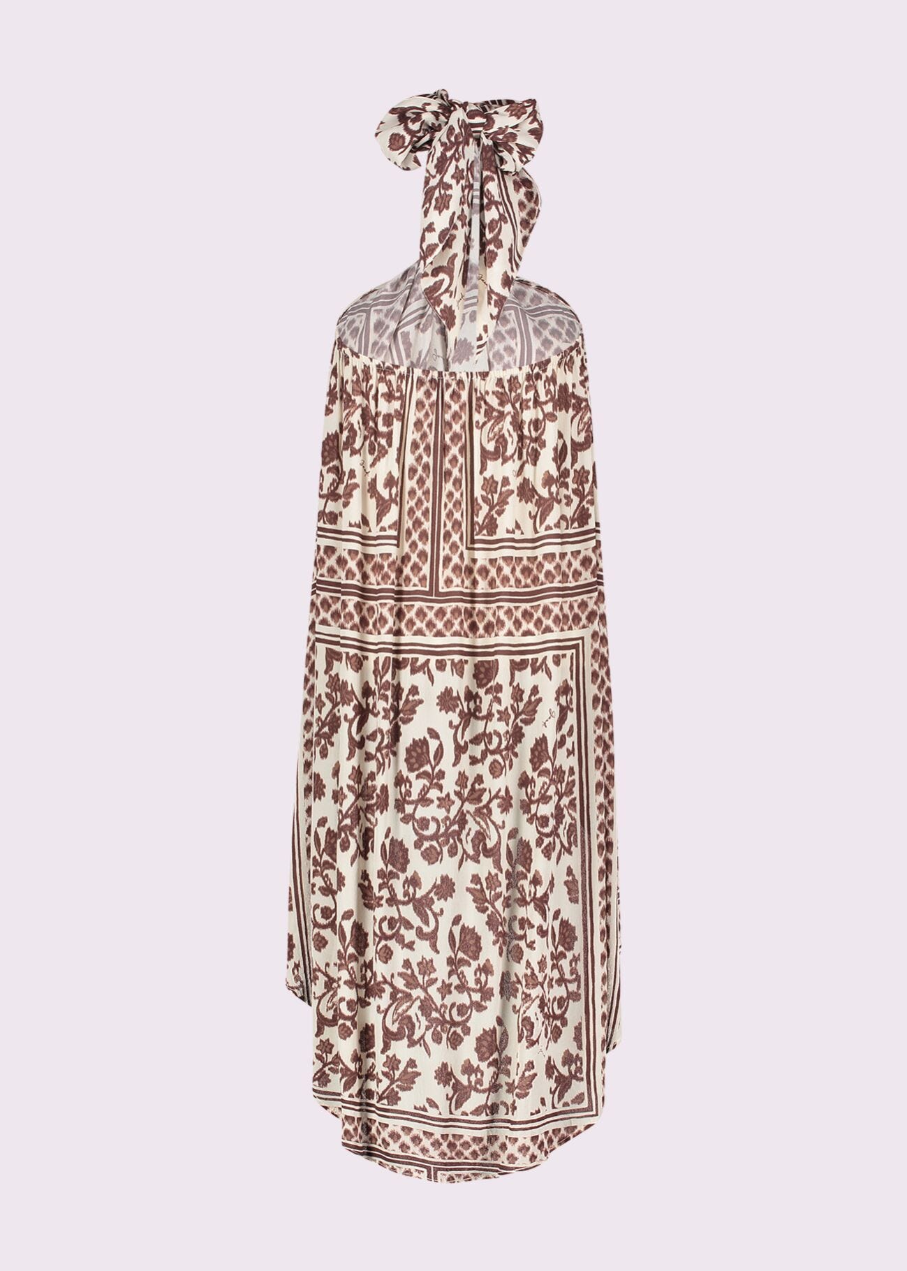 Camisa en crepé estampado para mujer