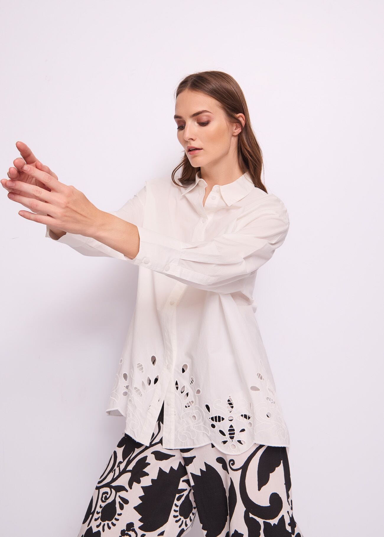 Chemise en coton pour femme
