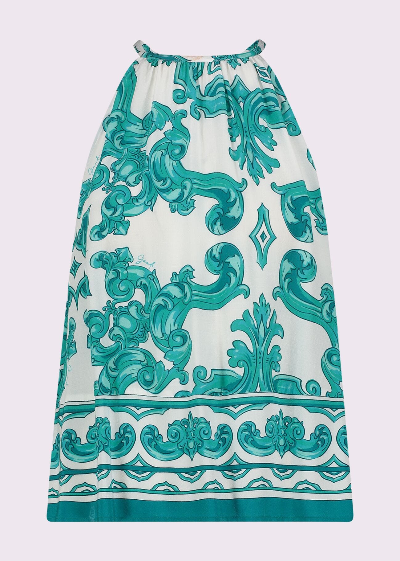 Women's printed crepe top