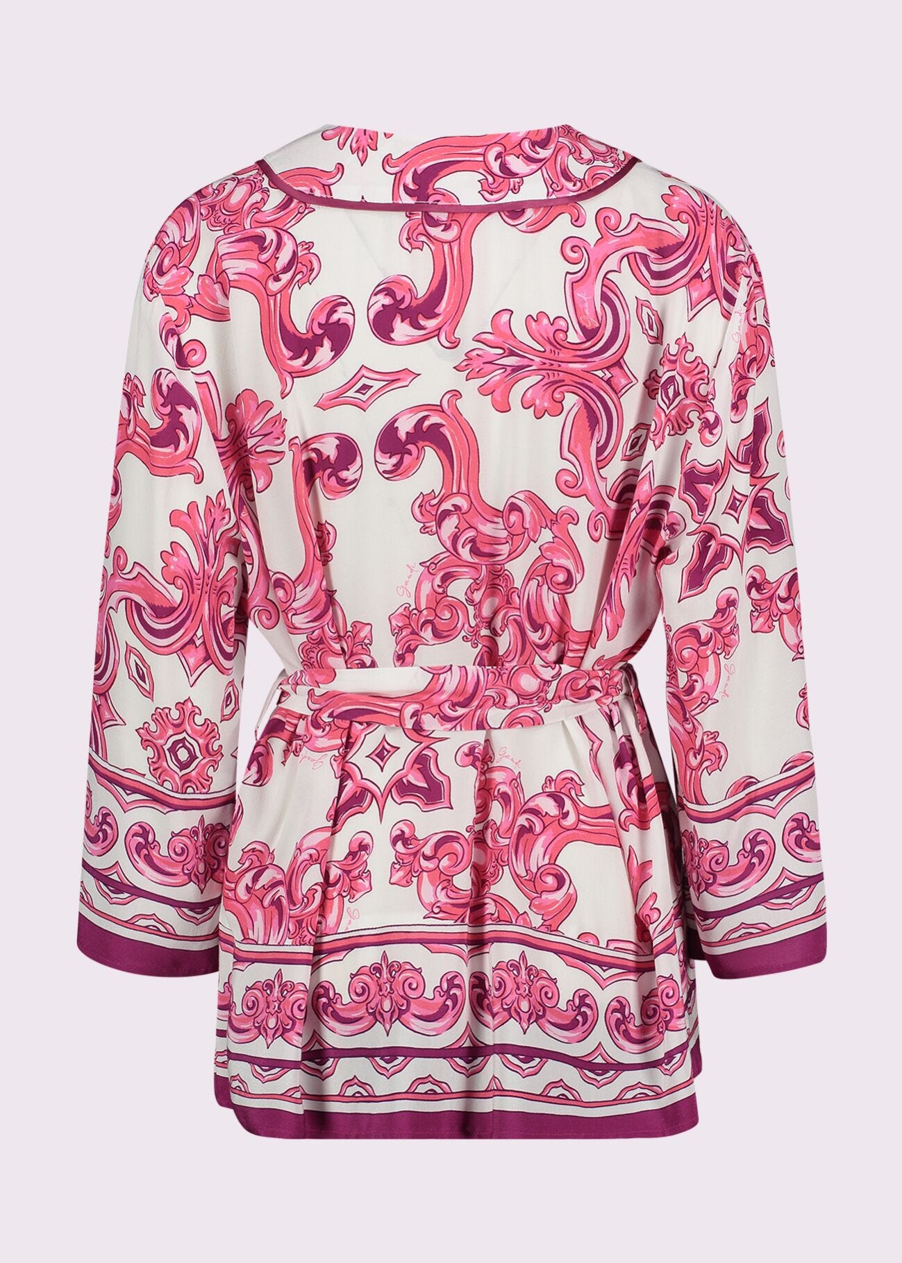Women's printed crepe jacket