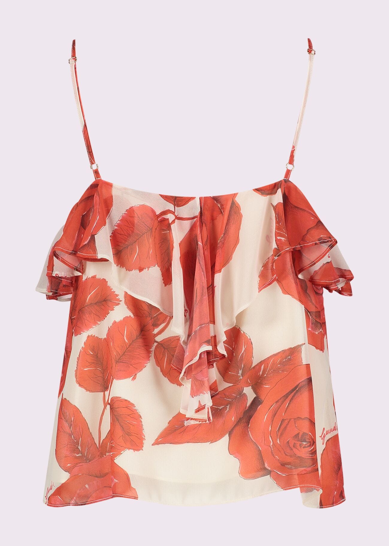 Women's printed georgette top