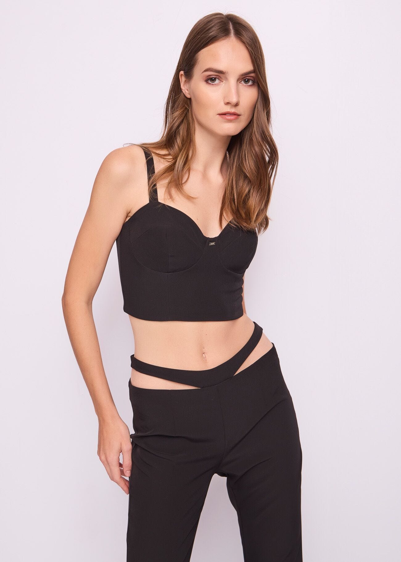 Top noir pour femme