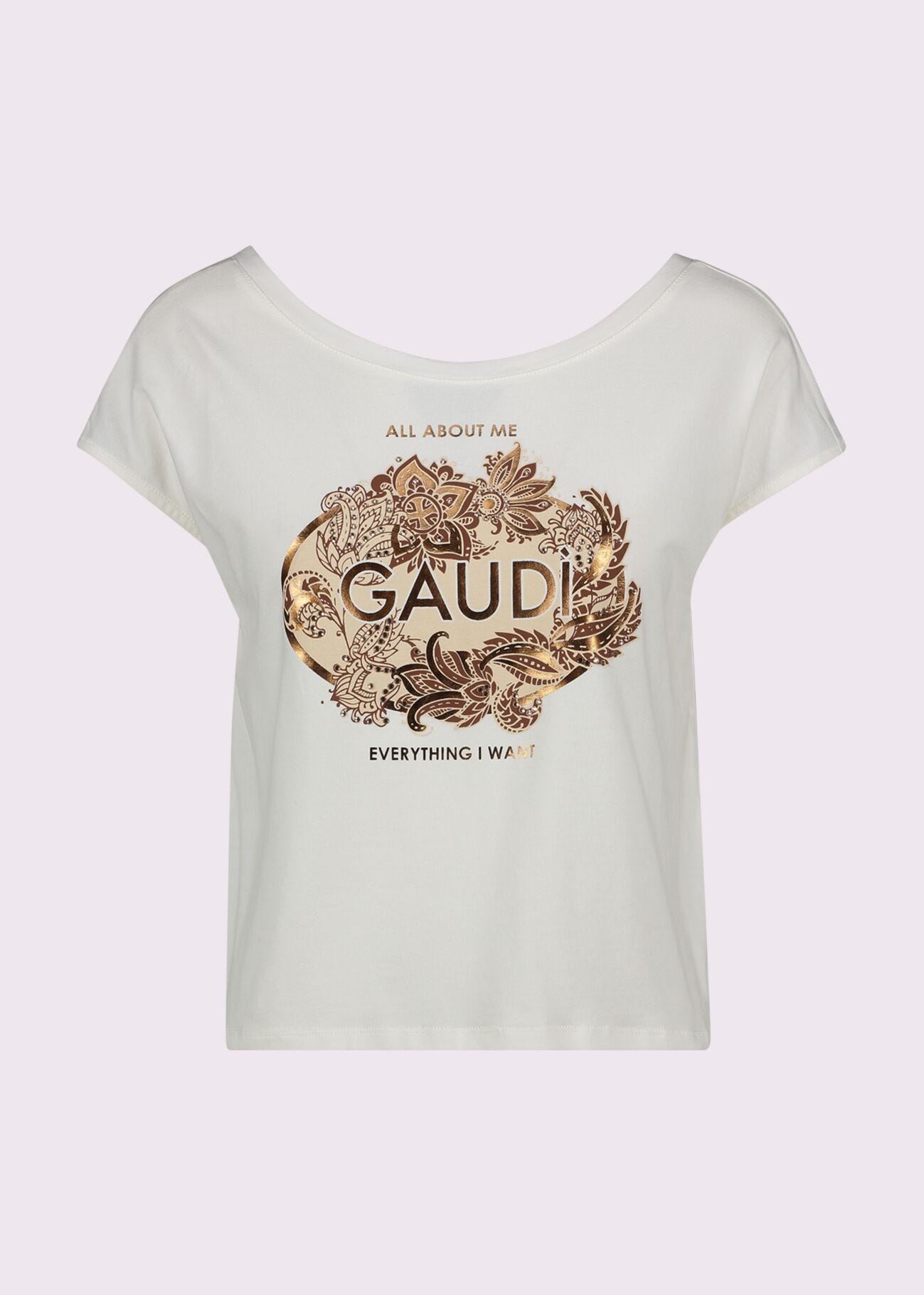 Top da donna bianco con logo